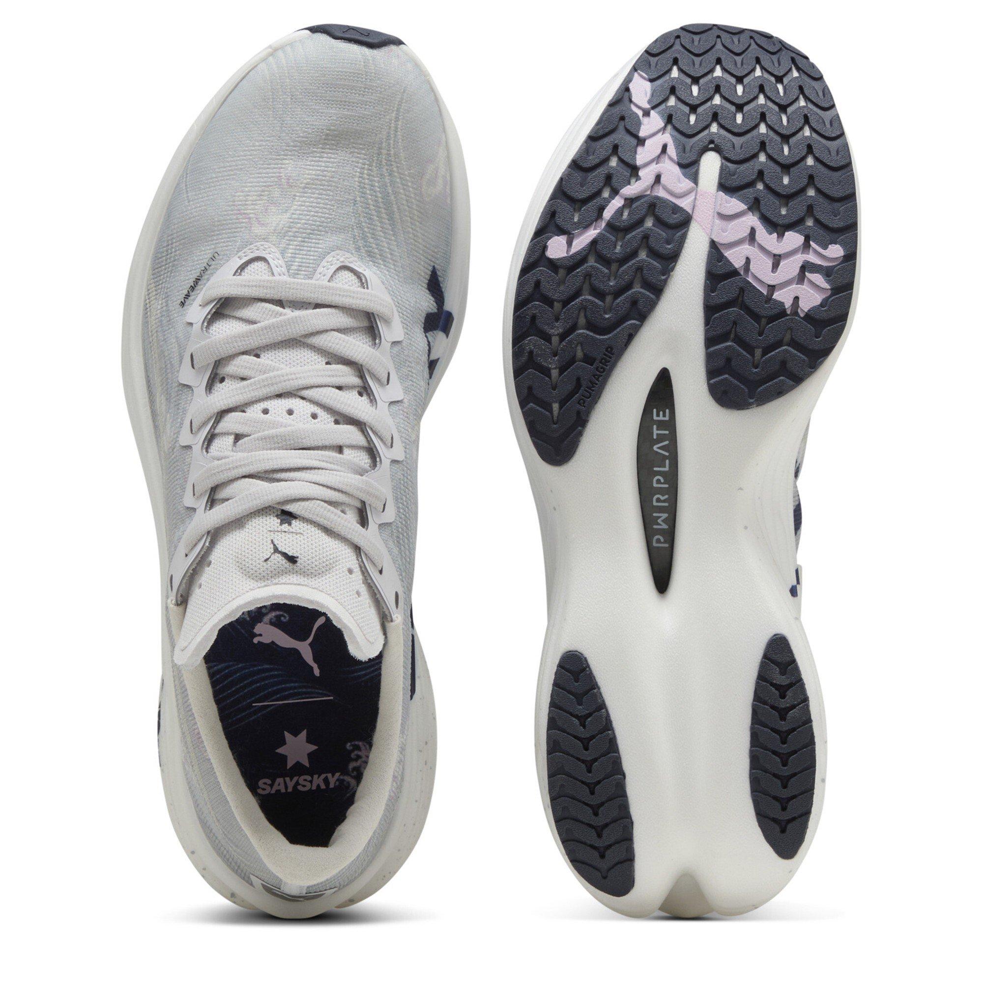 Cool Light Grey - Puma - Puma Deviate Nitro Elite 3 Saysky Wns Road Running Shoes Womens - 3