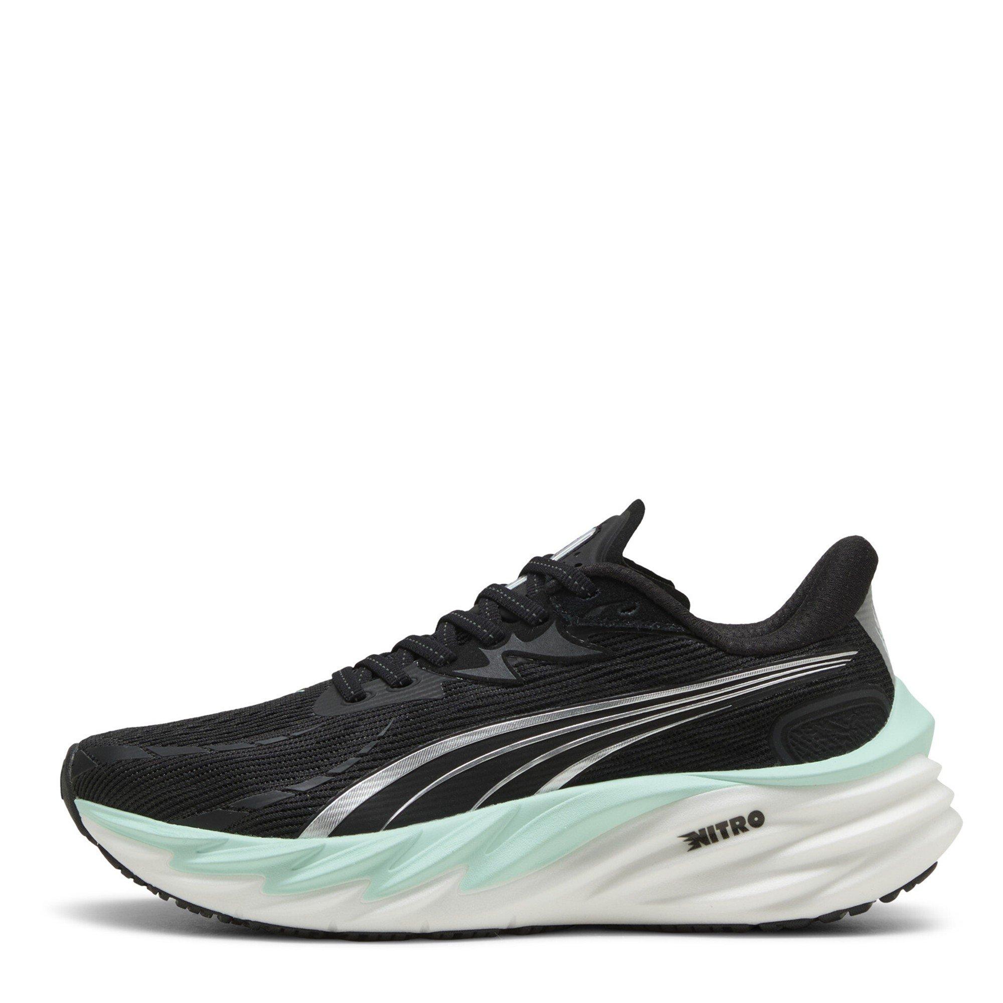 Black-Mintmelt - Puma - Women's Velocity Nitro 4 Everyday Neutral Road Running Shoes - 2