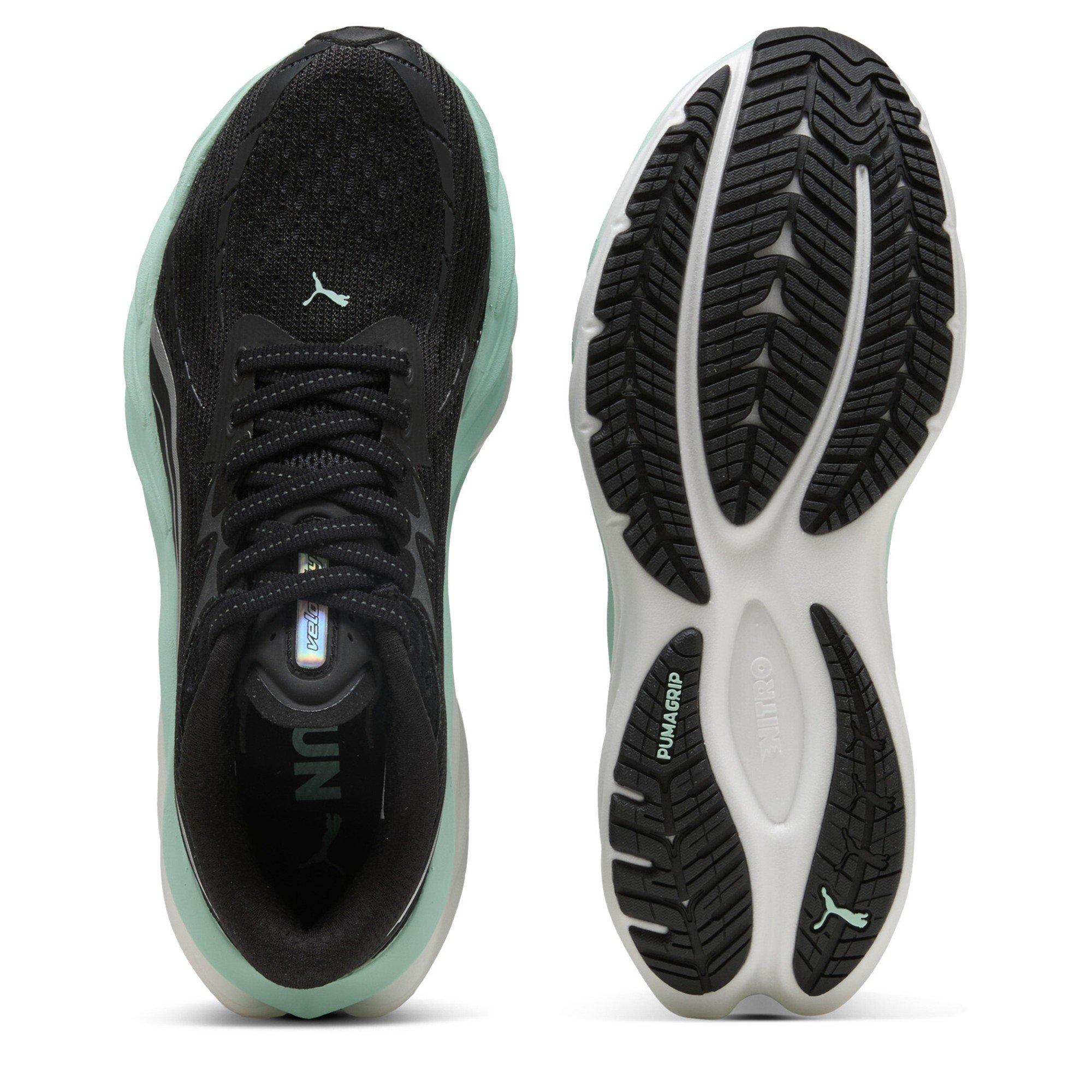 Black-Mintmelt - Puma - Women's Velocity Nitro 4 Everyday Neutral Road Running Shoes - 3