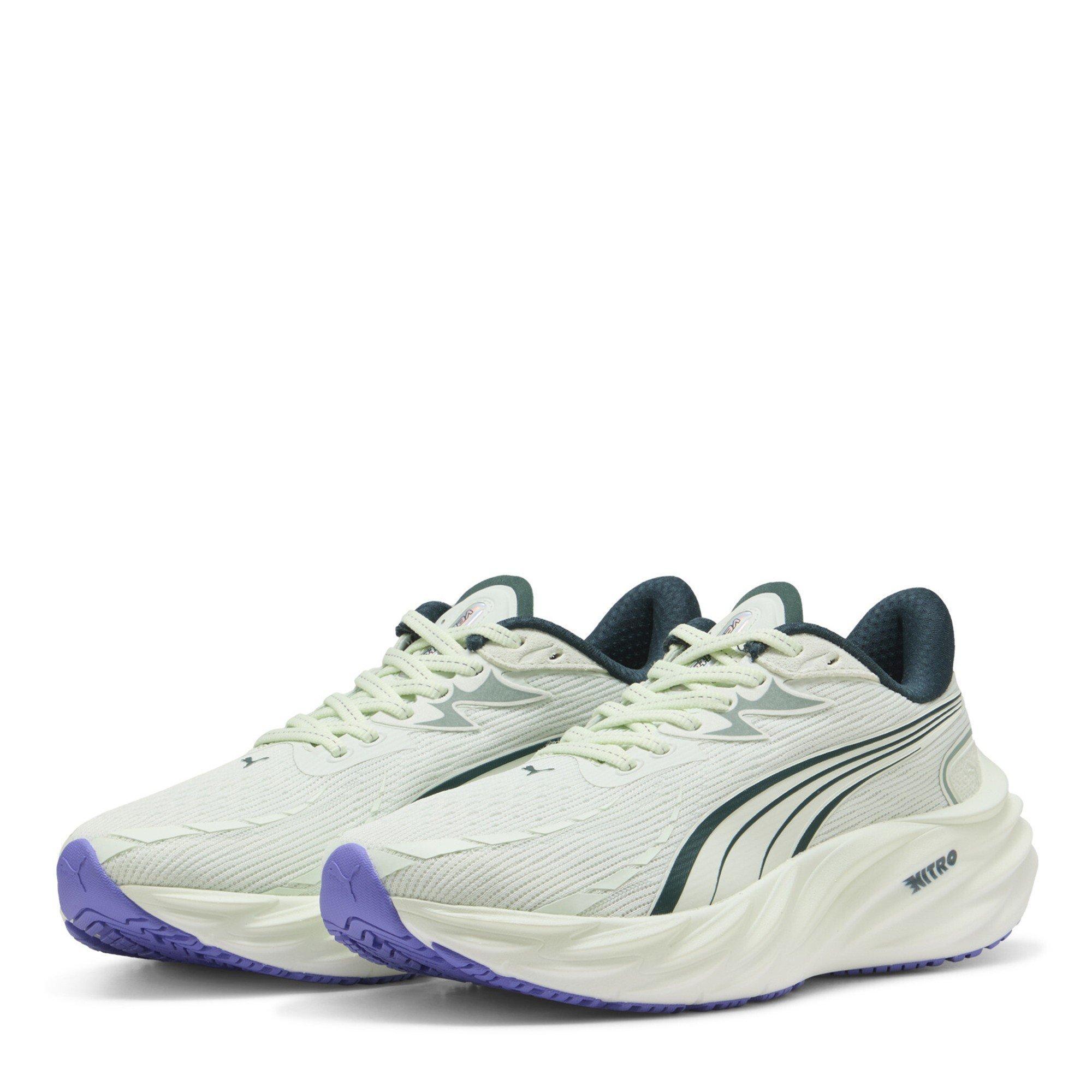 Puma Women's Velocity Nitro 4 Everyday Neutral Road Running Shoes - Sage Frost - 5 (38)
