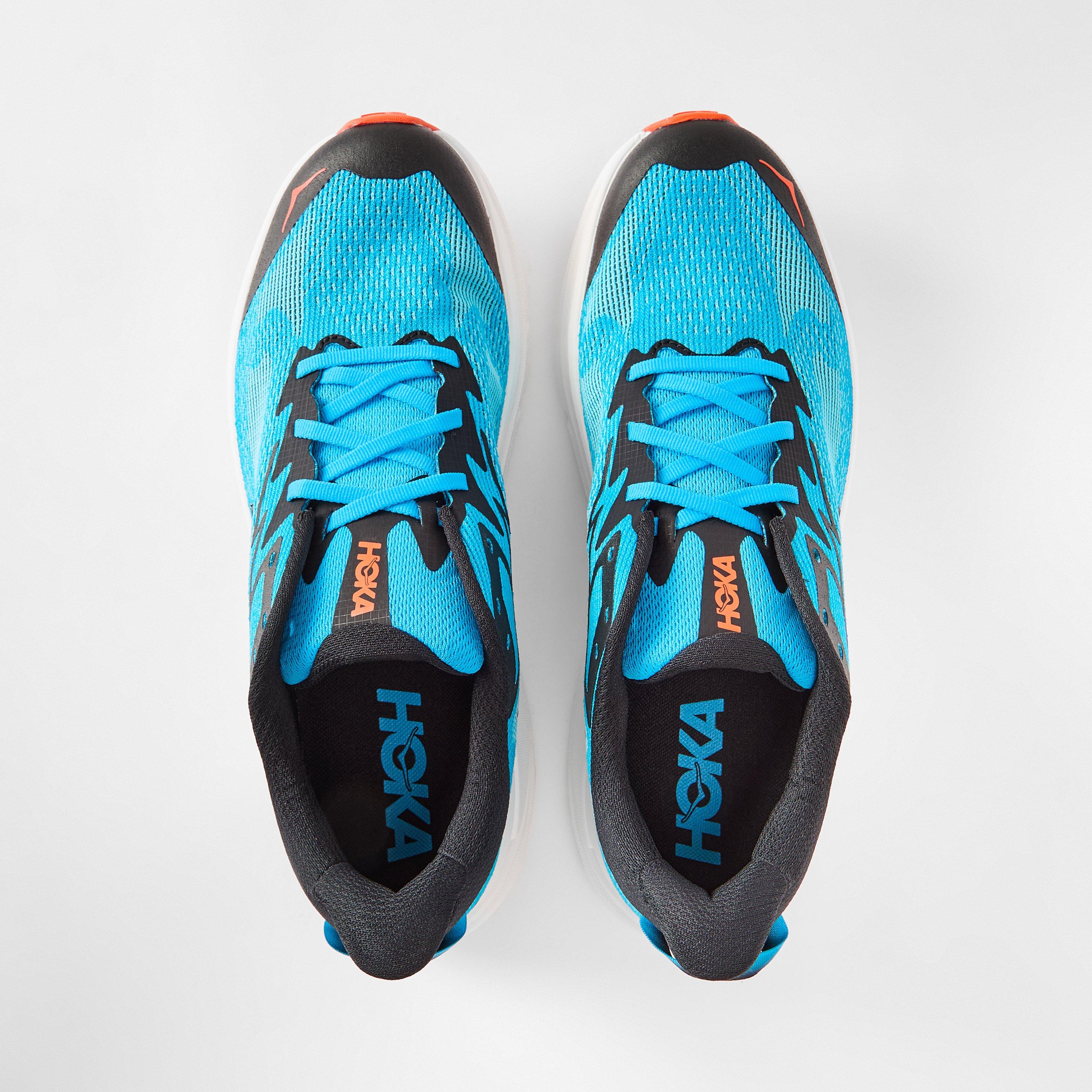 Blue / White - Hoka - Men's Everyday Neutral Road Running Shoes - 5