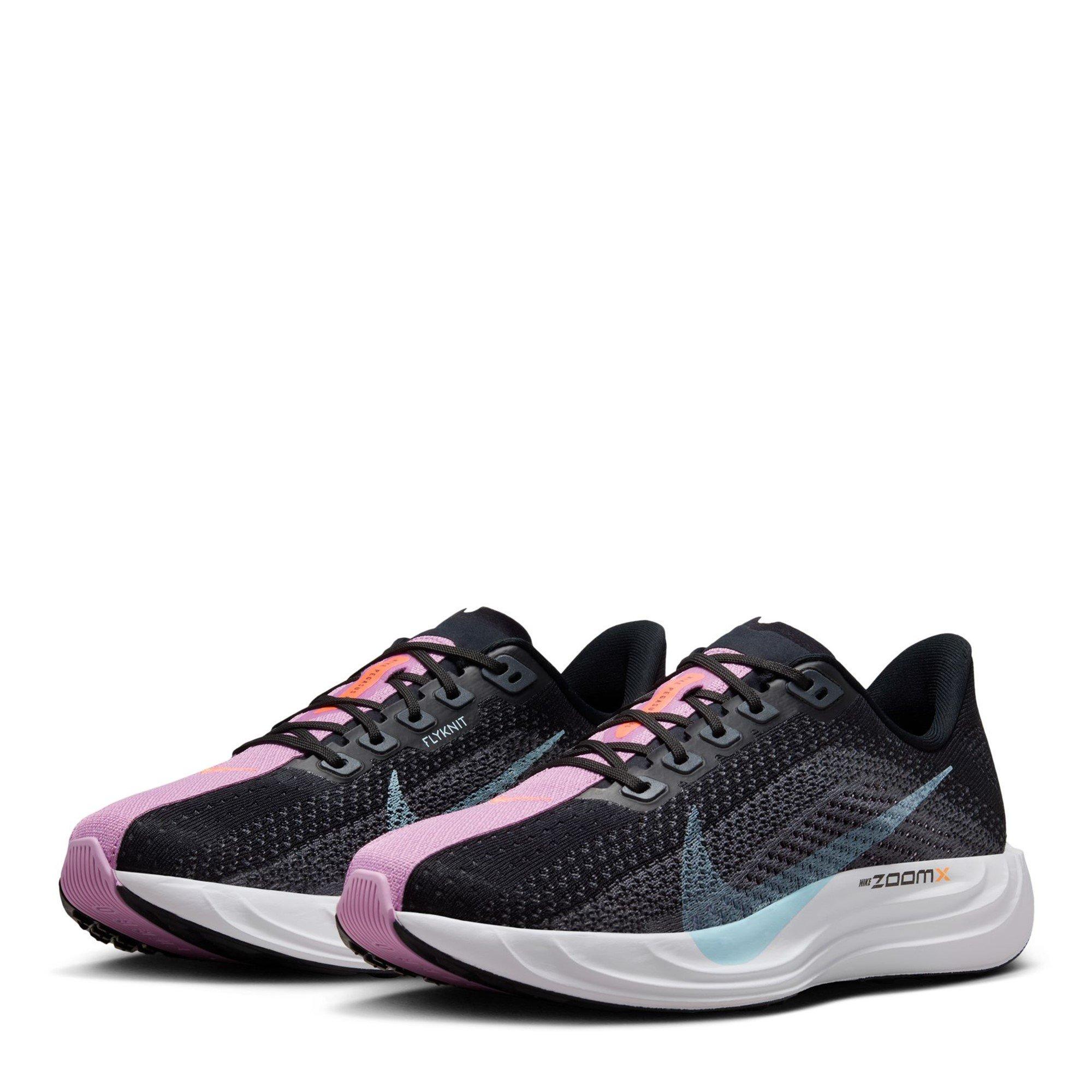 Black/Blue - Nike - Pegasus Plus Womens Running Shoes - 4