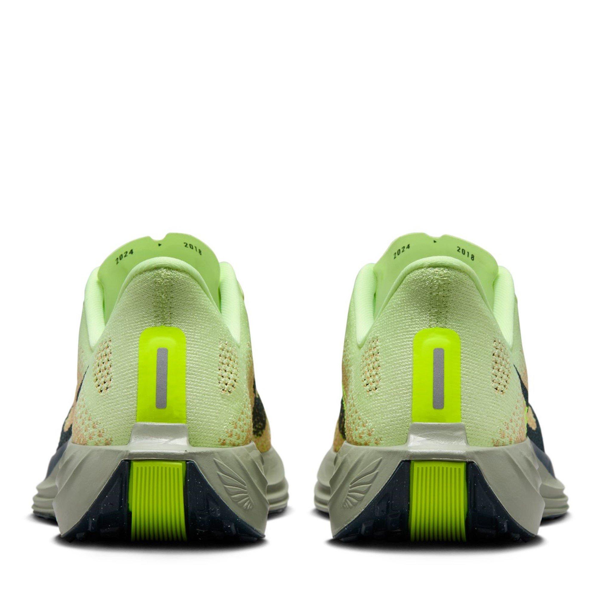 Volt/Navy - Nike - Pegasus Plus Womens Running Shoes - 5