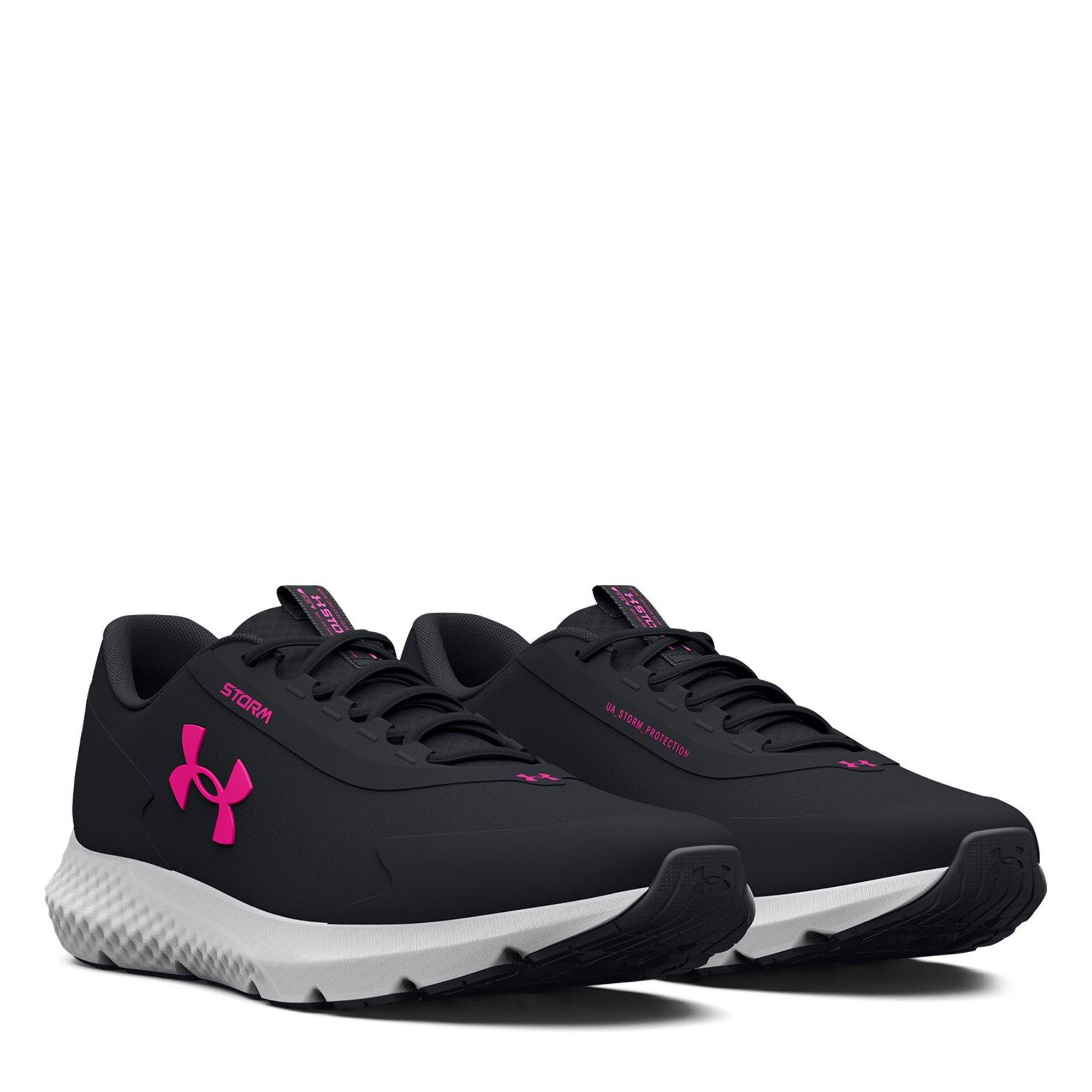 Black - Under Armour - Charged Rogue Storm Entry Road Running Shoes - 5