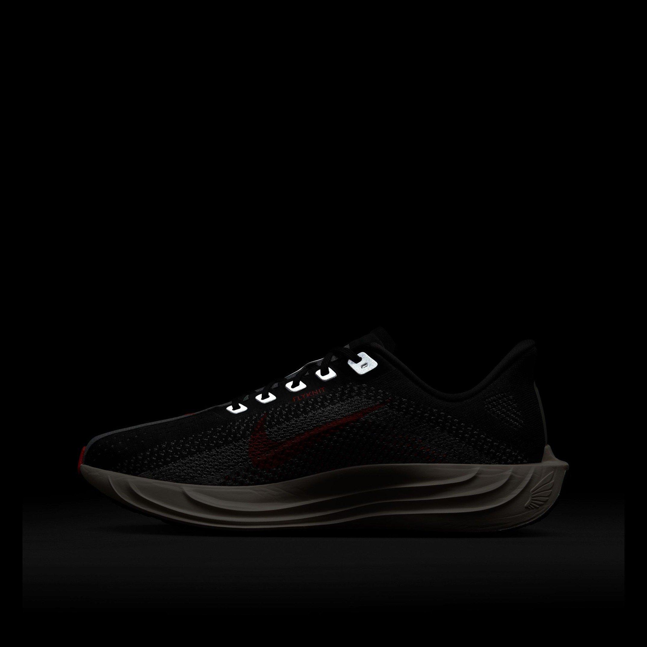 Grau/Karmesinrot - Nike - Pegasus Plus Trainers Mens - 14