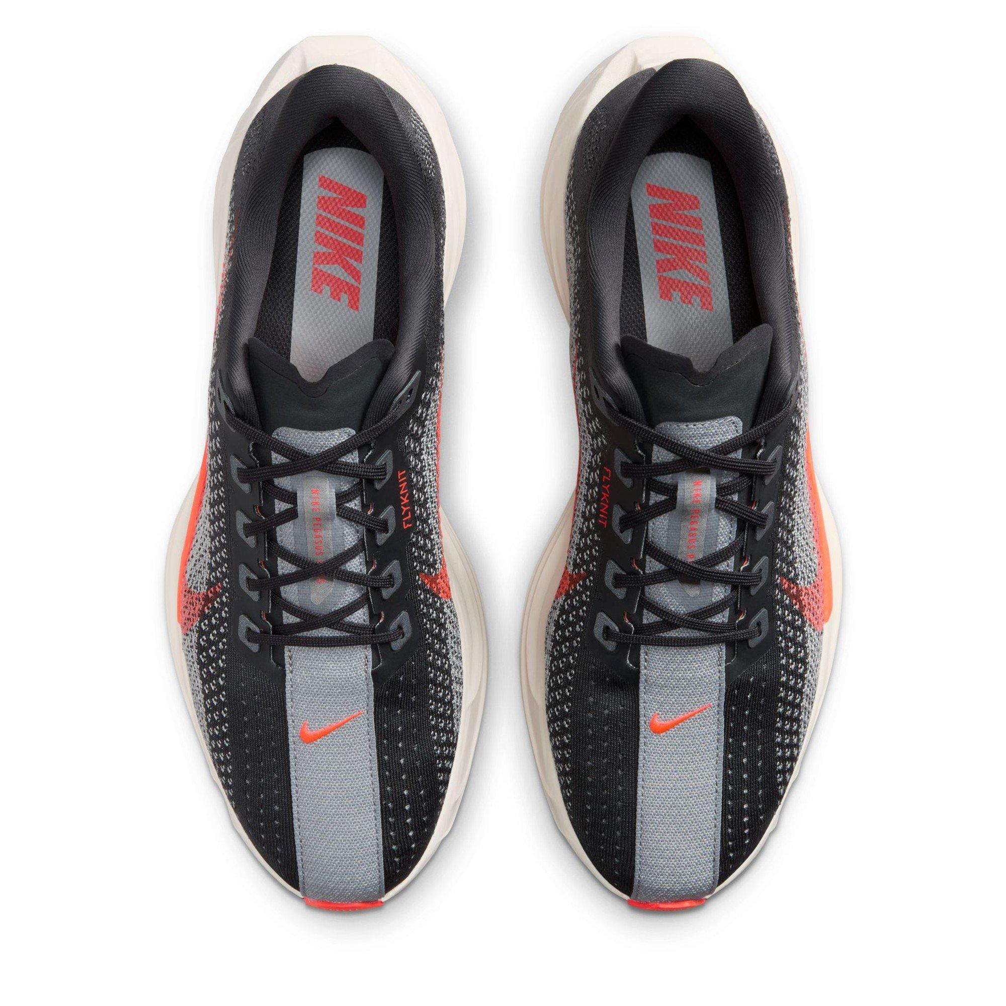 Grau/Karmesinrot - Nike - Pegasus Plus Trainers Mens - 8