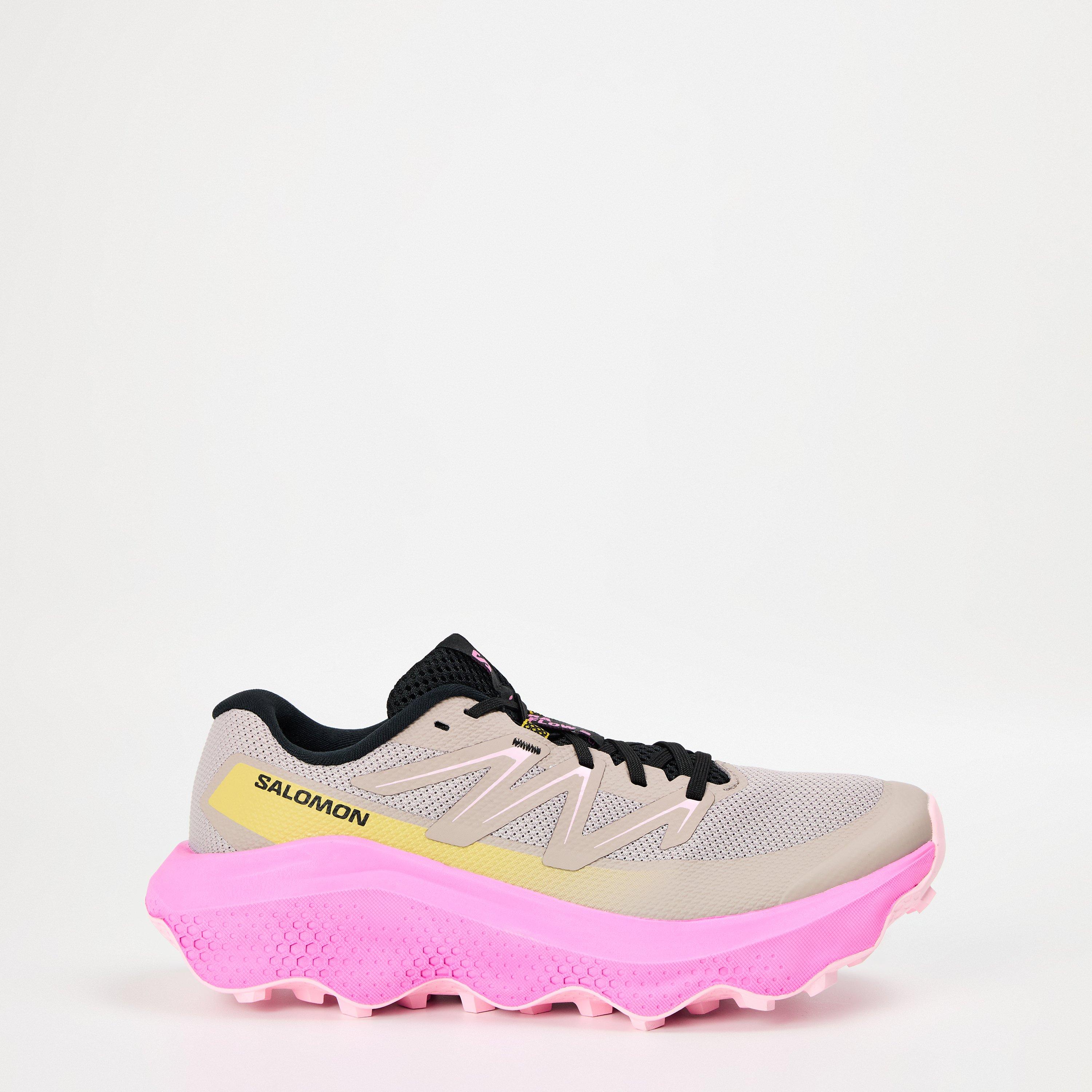 Beige/Rosa - Salomon - Ultra Flow 2 Trail Running Shoes Womens - 1