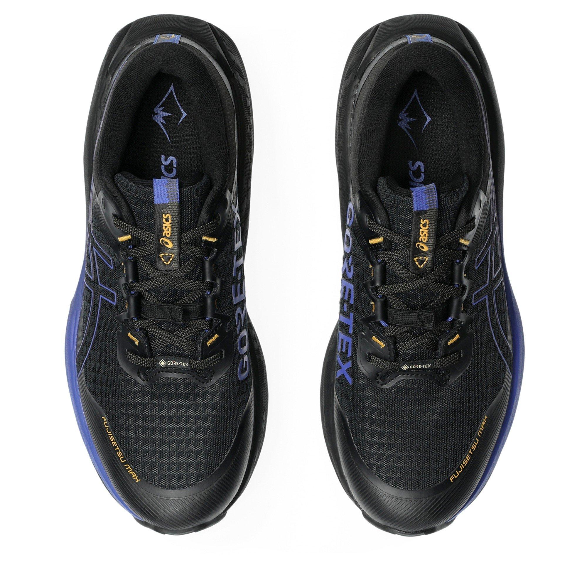 Black/Cobalt - Asics - Fujisetsu Max Gtx Trail Running Shoes Mens - 6