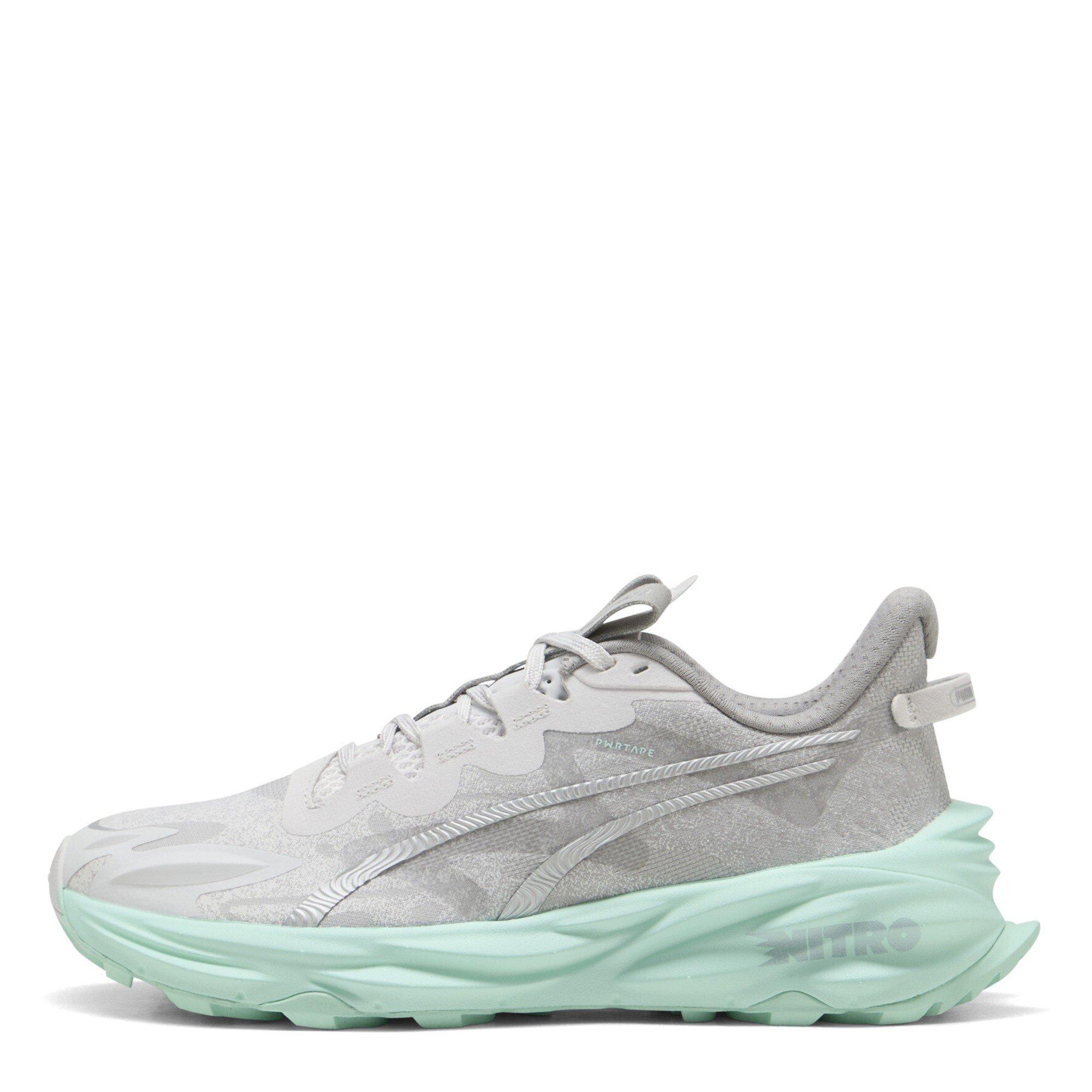 Gray-Mint - Puma - Puma Fast-Trac Nitro 3 Wns Trail Running Shoes Womens - 2