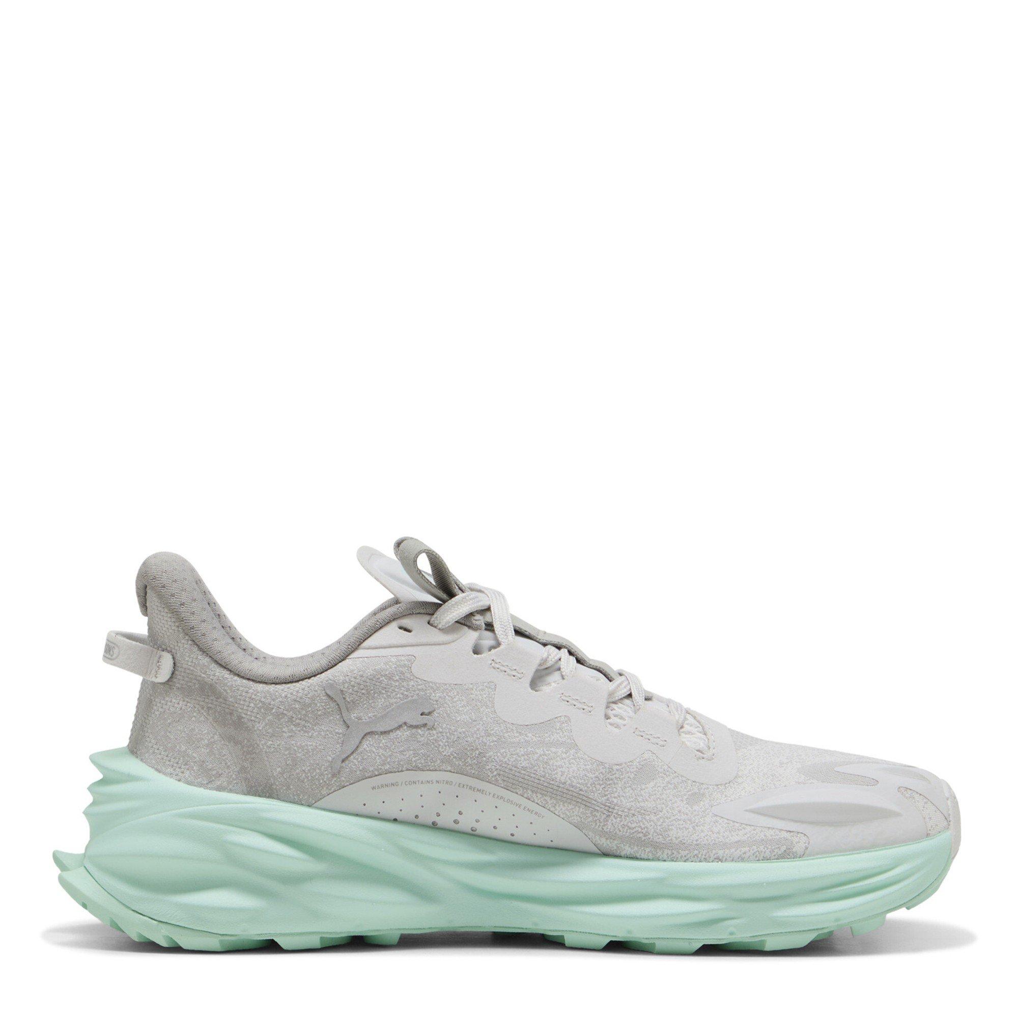Gray-Mint - Puma - Puma Fast-Trac Nitro 3 Wns Trail Running Shoes Womens - 4