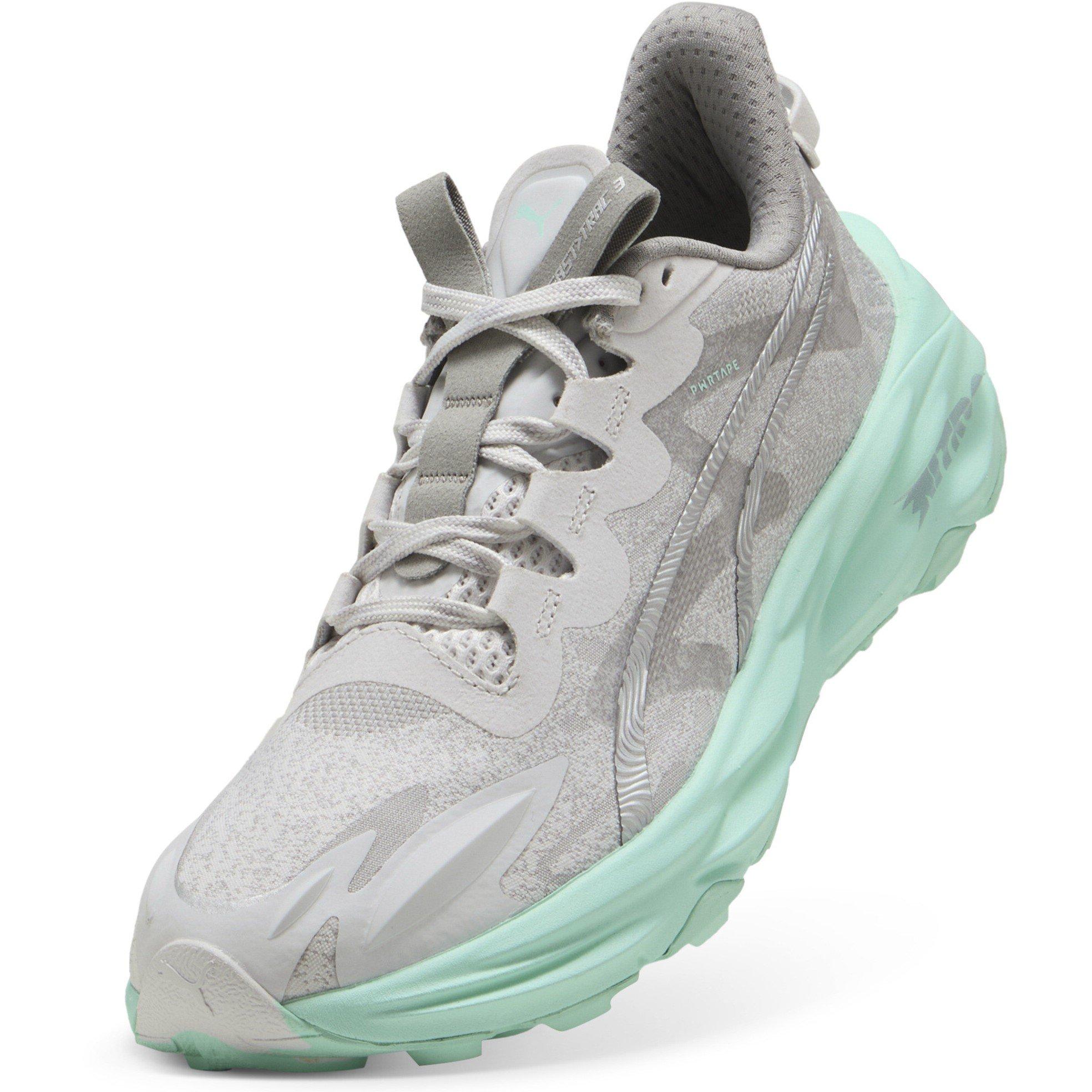 Gray-Mint - Puma - Puma Fast-Trac Nitro 3 Wns Trail Running Shoes Womens - 6