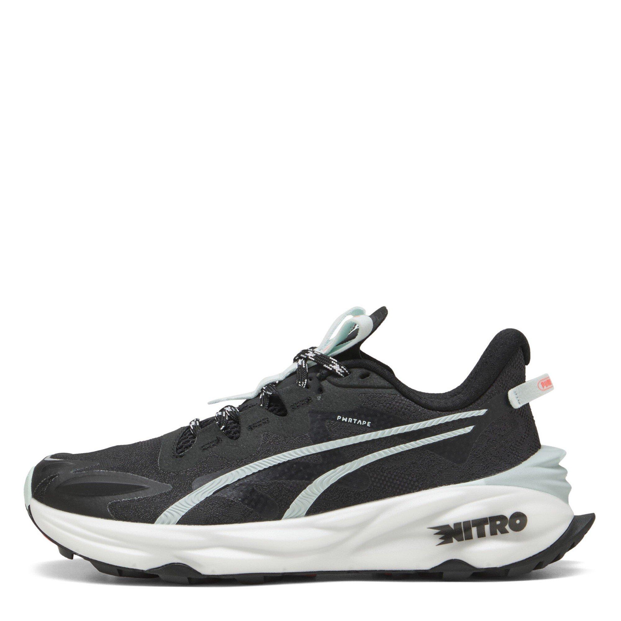Black-Red - Puma - Puma Fast-Trac Nitro 3 Wns Trail Running Shoes Womens - 2