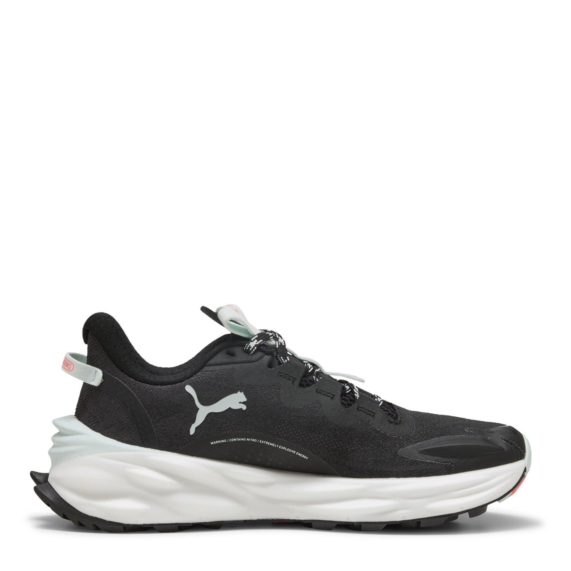 Black-Red - Puma - Puma Fast-Trac Nitro 3 Wns Trail Running Shoes Womens - 4