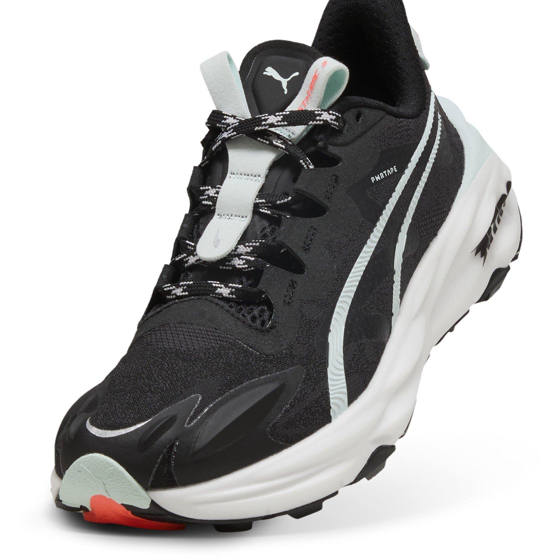 Black-Red - Puma - Puma Fast-Trac Nitro 3 Wns Trail Running Shoes Womens - 6
