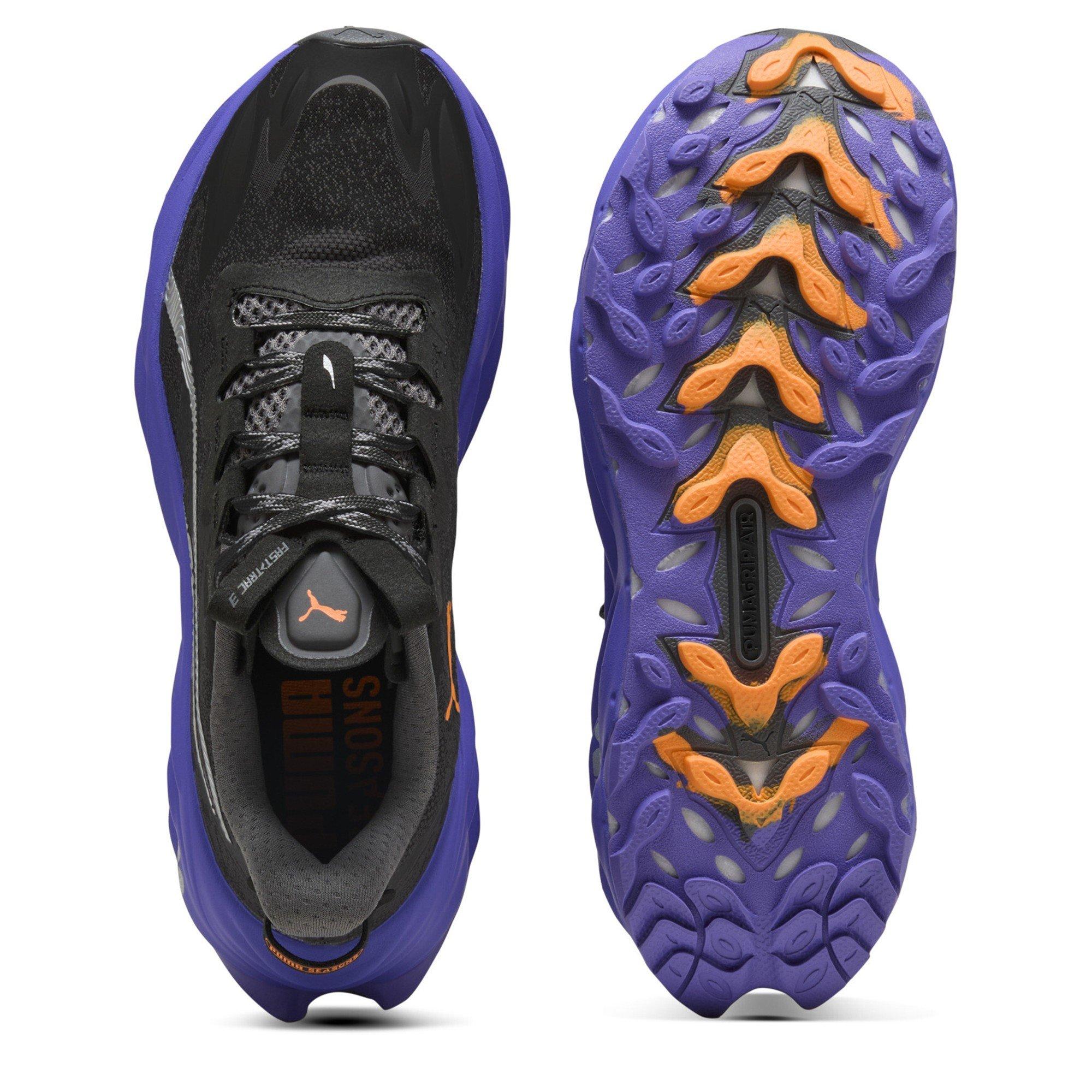 Black-Darkam - Puma - Puma Fast-Trac Nitro 3 Wns Trail Running Shoes Womens - 3