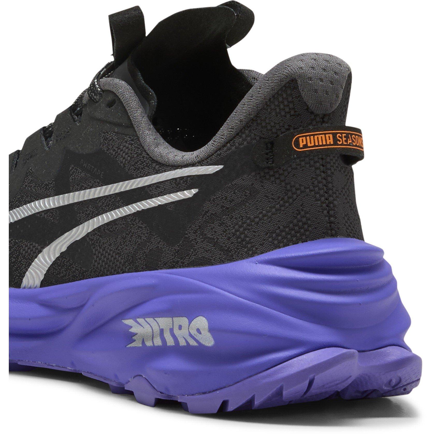 Black-Darkam - Puma - Puma Fast-Trac Nitro 3 Wns Trail Running Shoes Womens - 5
