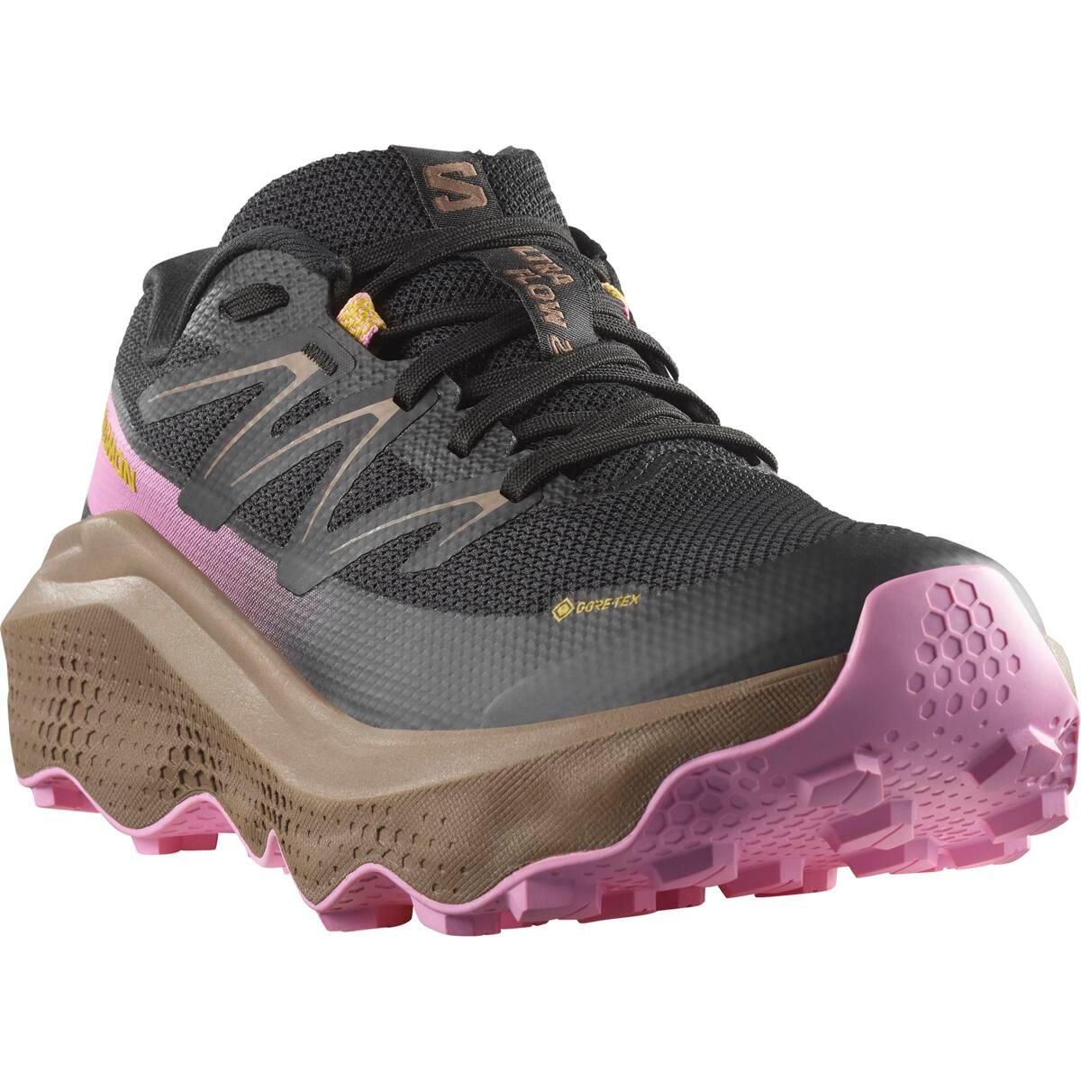 Black - Salomon - Shoes Ultra Flow 2 Gtx Trail Running Womens - 2