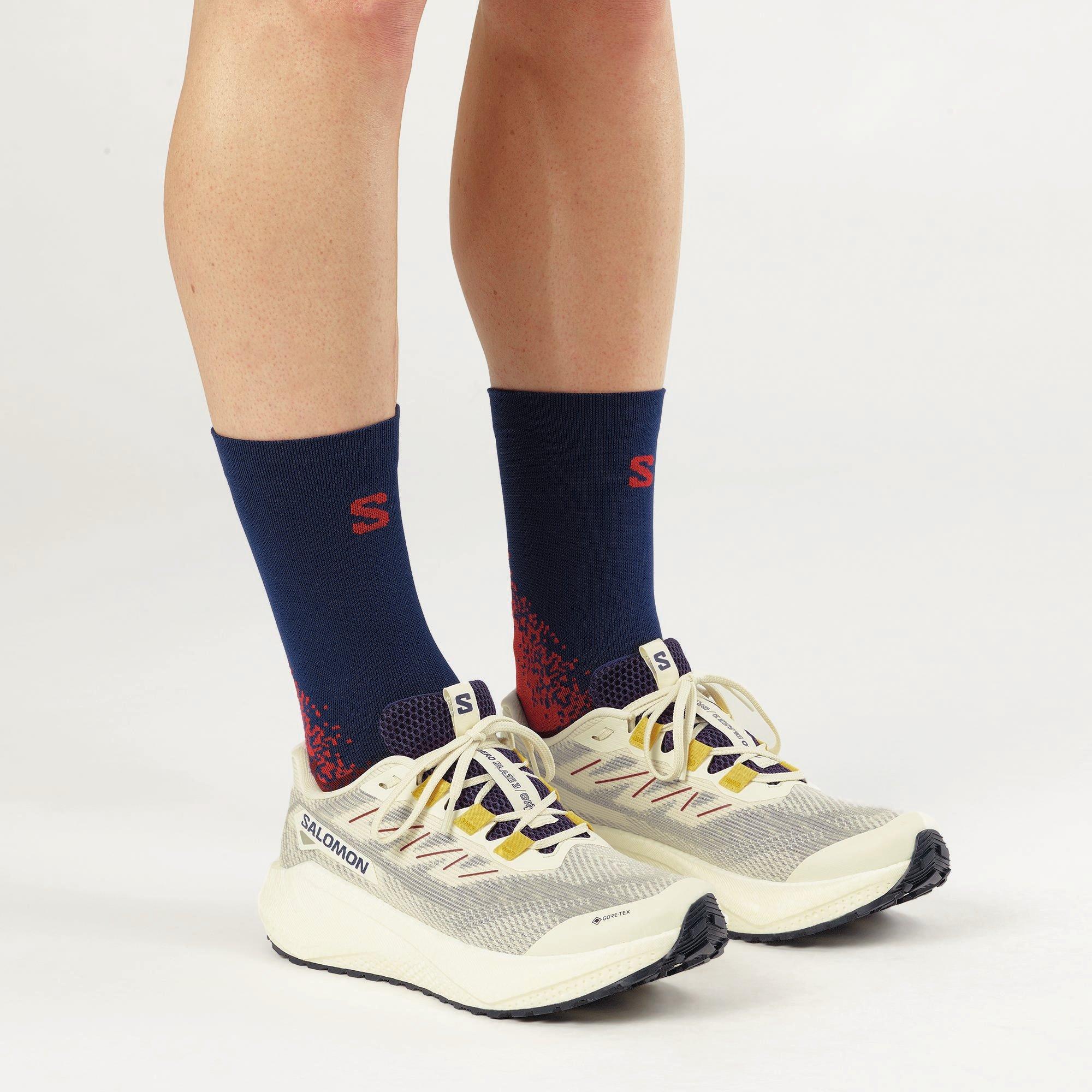 Vanilla - Salomon - Aero Blaze 3 GORE-TEX Trail Running Shoes Mens - 7