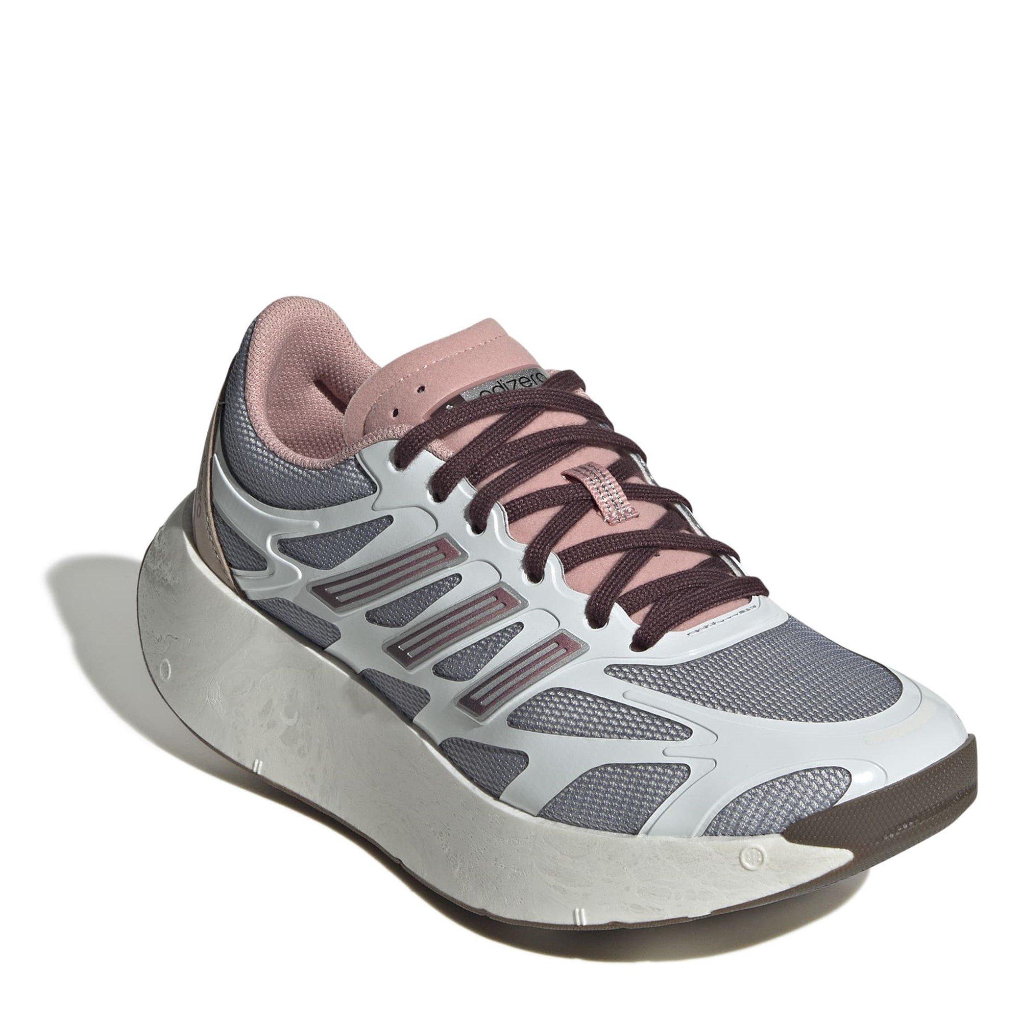 White/Mauve - adidas Originals - Women's Zero Aruku Everyday Stable Road Running Shoes - 3