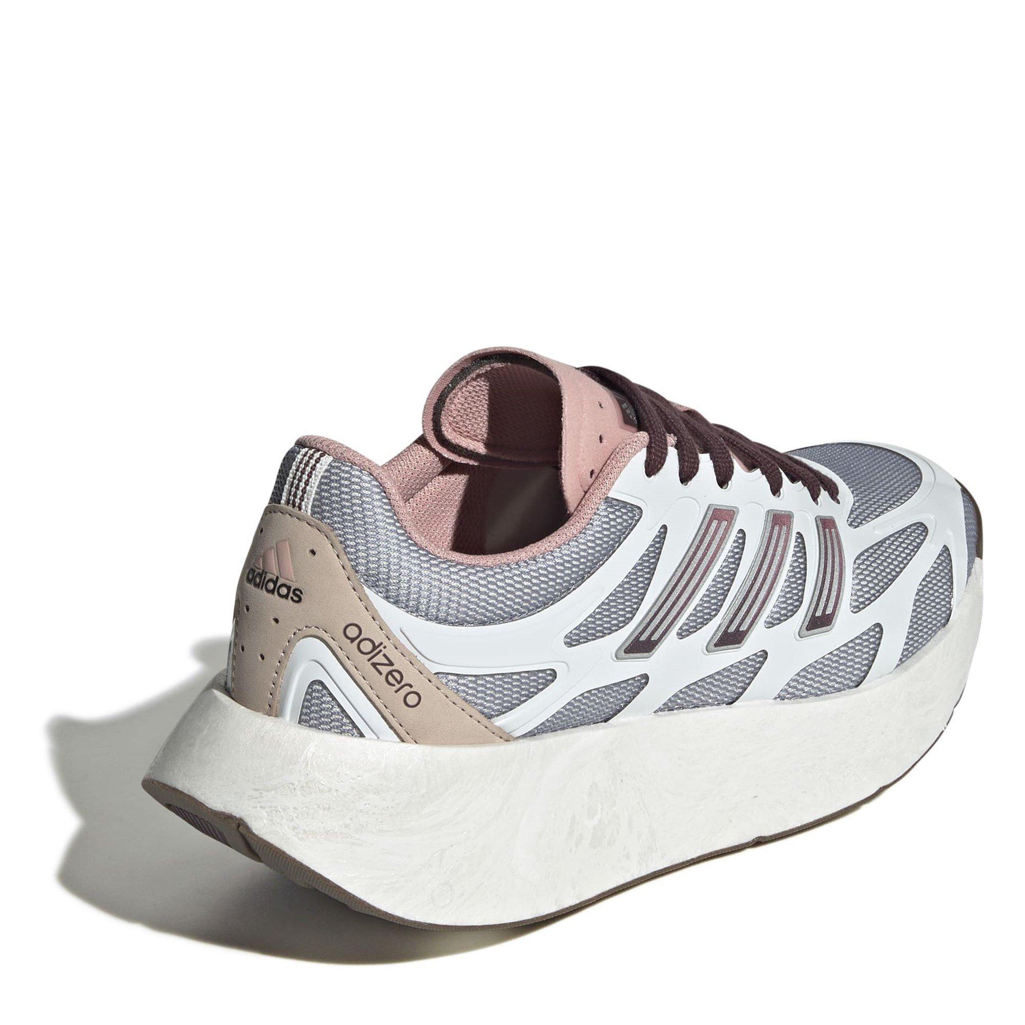 White/Mauve - adidas Originals - Women's Zero Aruku Everyday Stable Road Running Shoes - 4