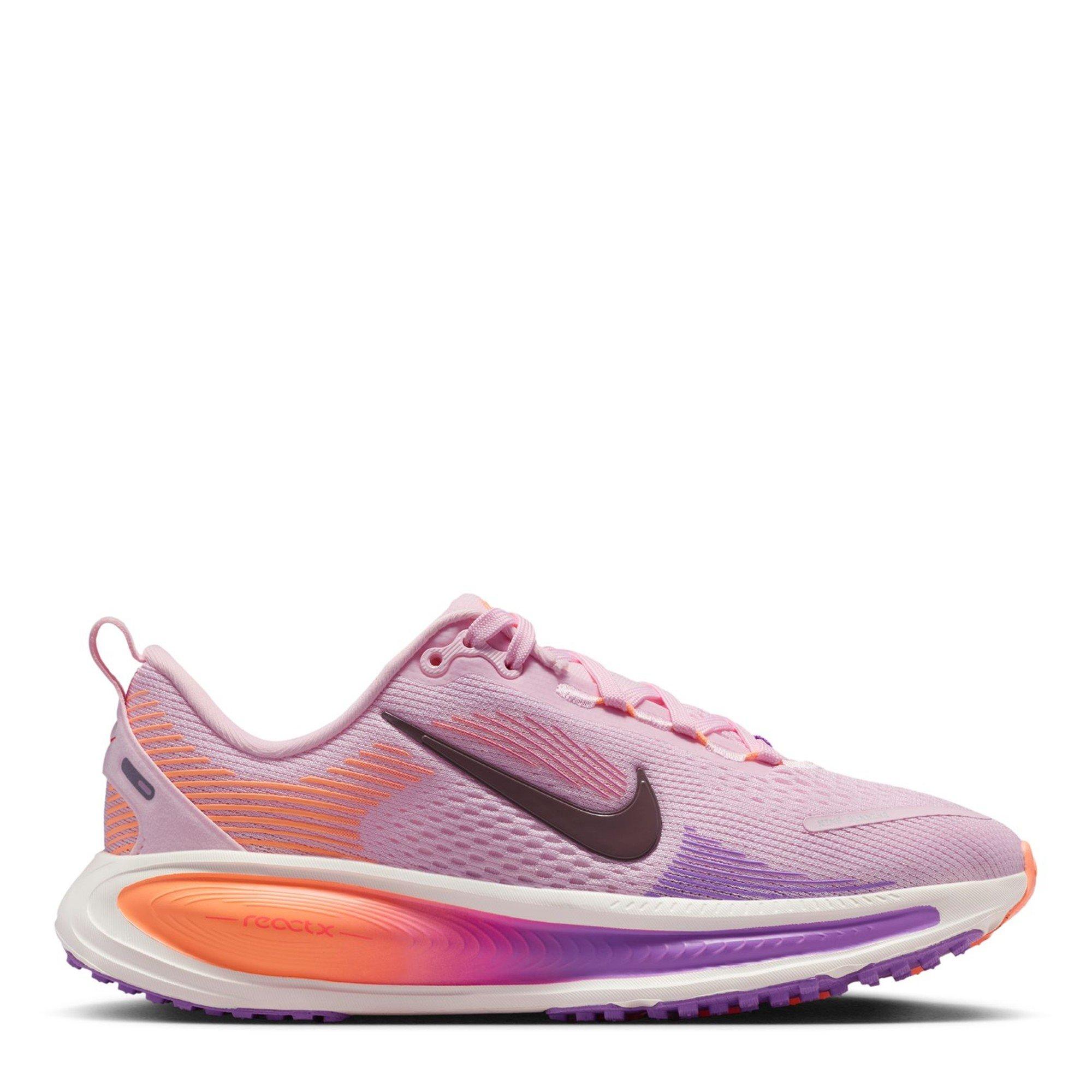 Nike Boys Kids Vomero Everyday Running Shoes - Pink Foam/Org - 5 (38)