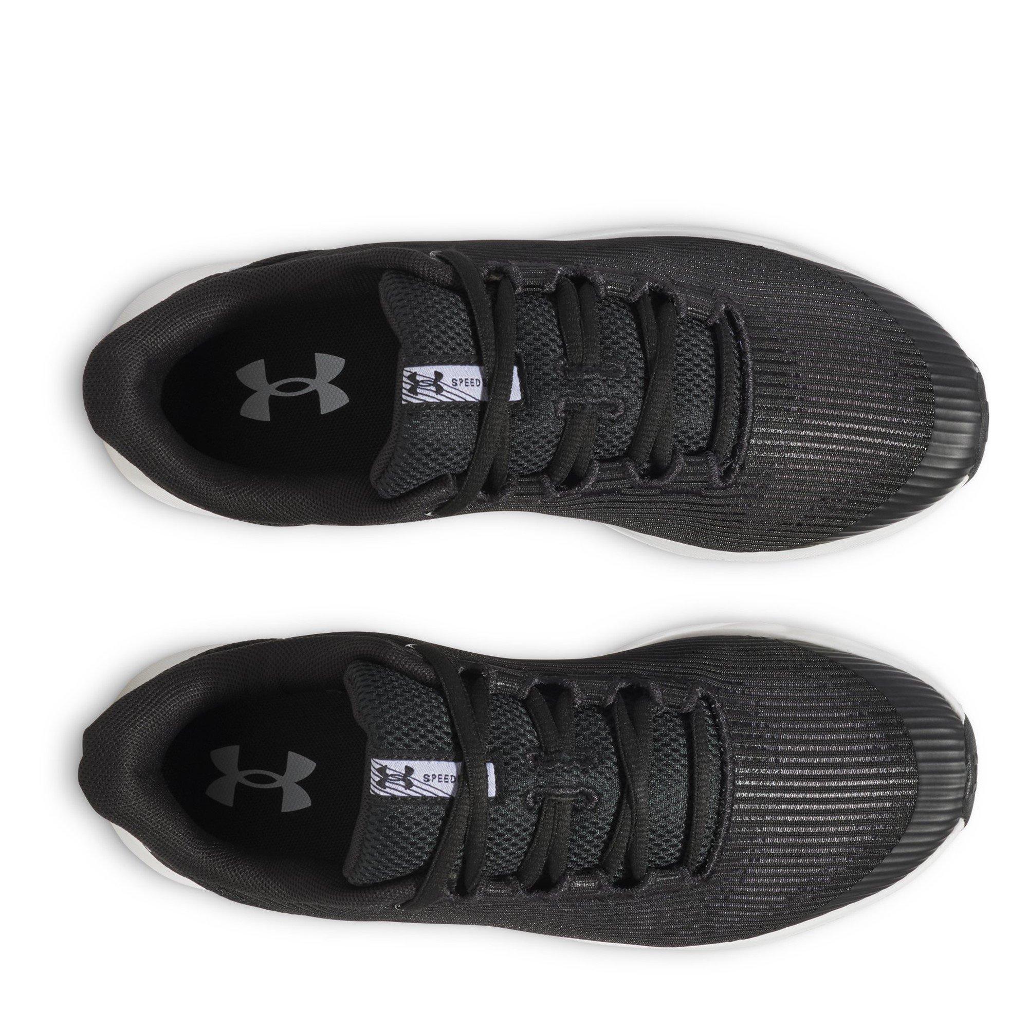 Preto - Under Armour - Kids' Speed Swift Road Running Shoes - 4