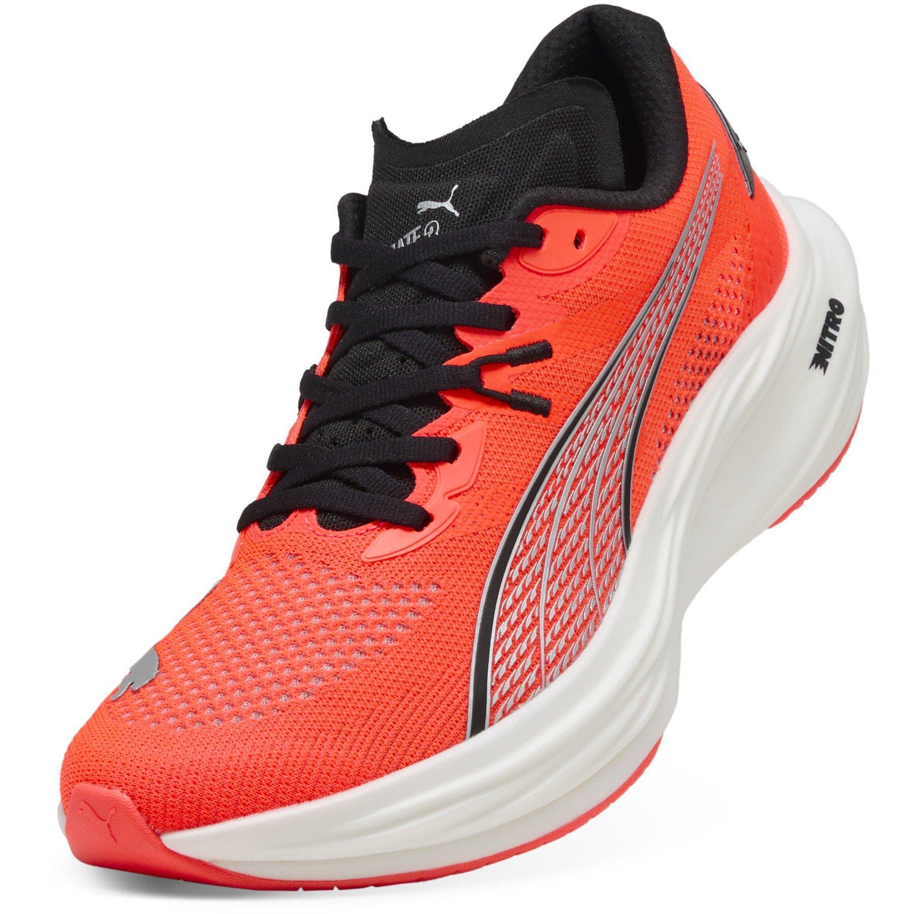Red/Black - Puma - Deviate NITRO 3 Mens Running Shoes - 6