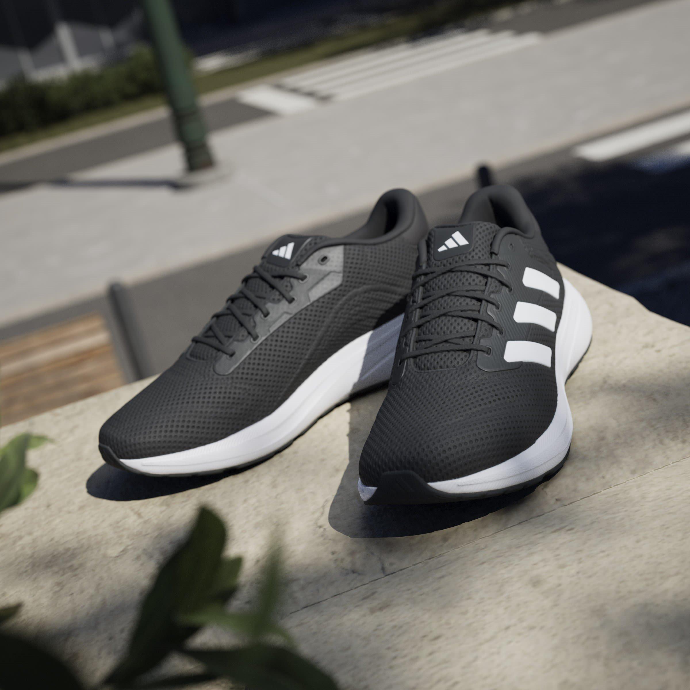 Core Black/Wht - adidas - Response Runner Shoes Adults - 15