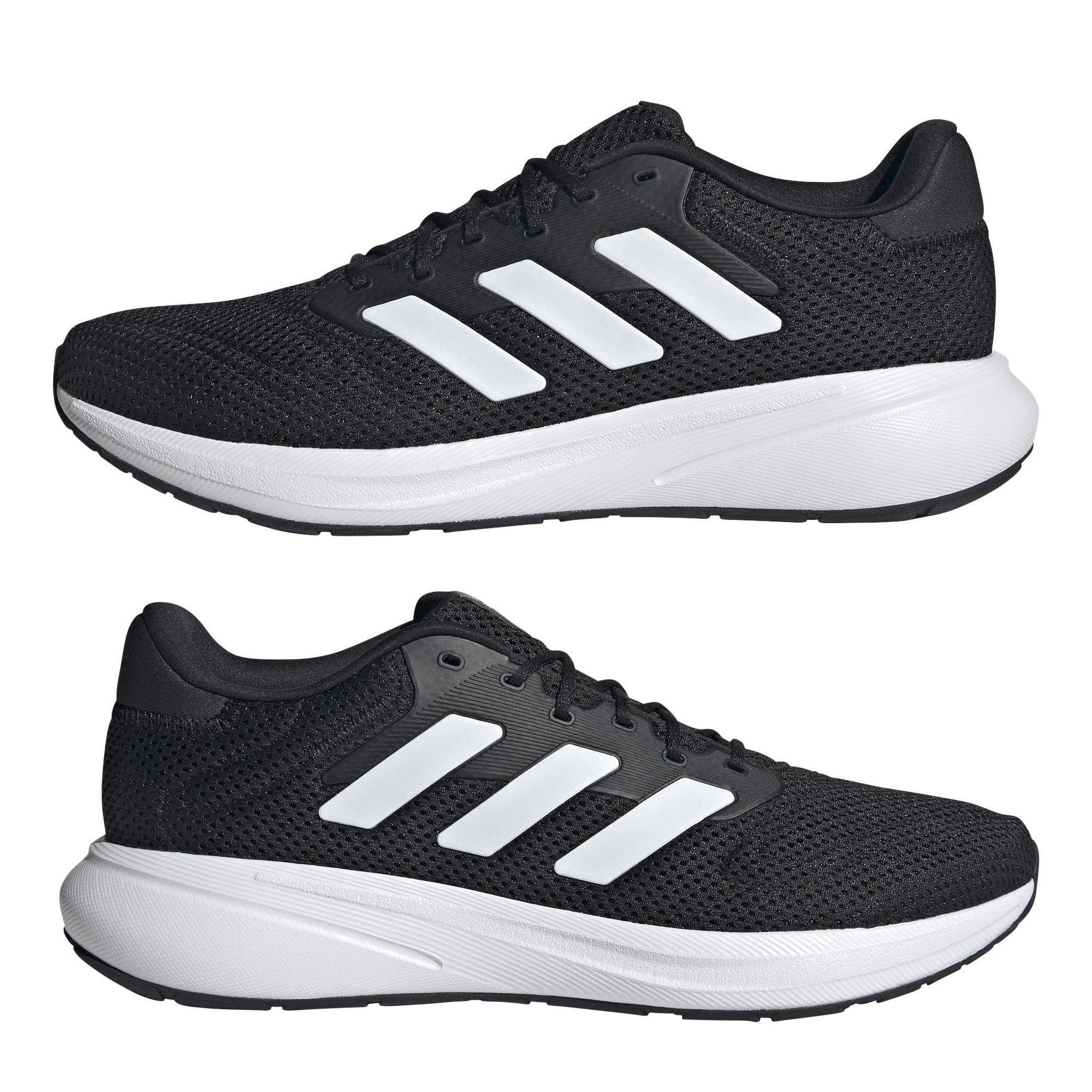 Core Black/Wht - adidas - Response Runner Shoes Adults - 9