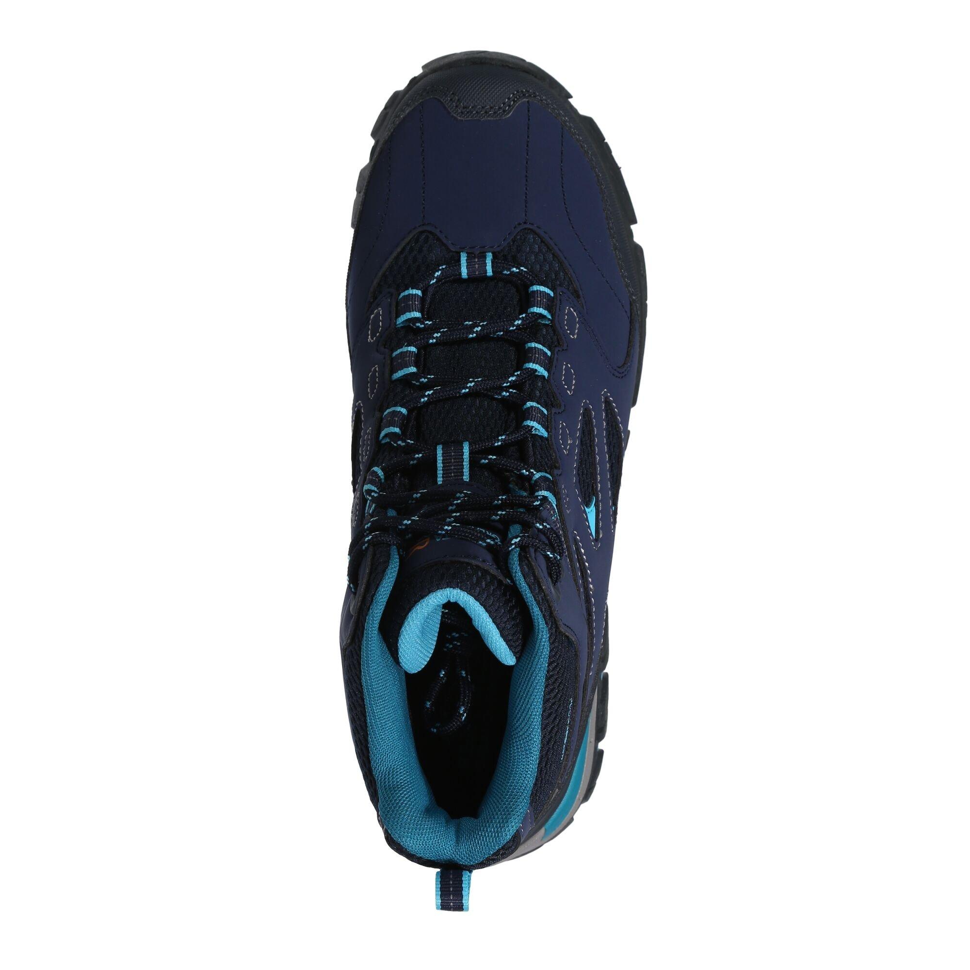 Navy/Azurebl - Regatta - Lady Holcombe IEP Mid Walking Boots - 8