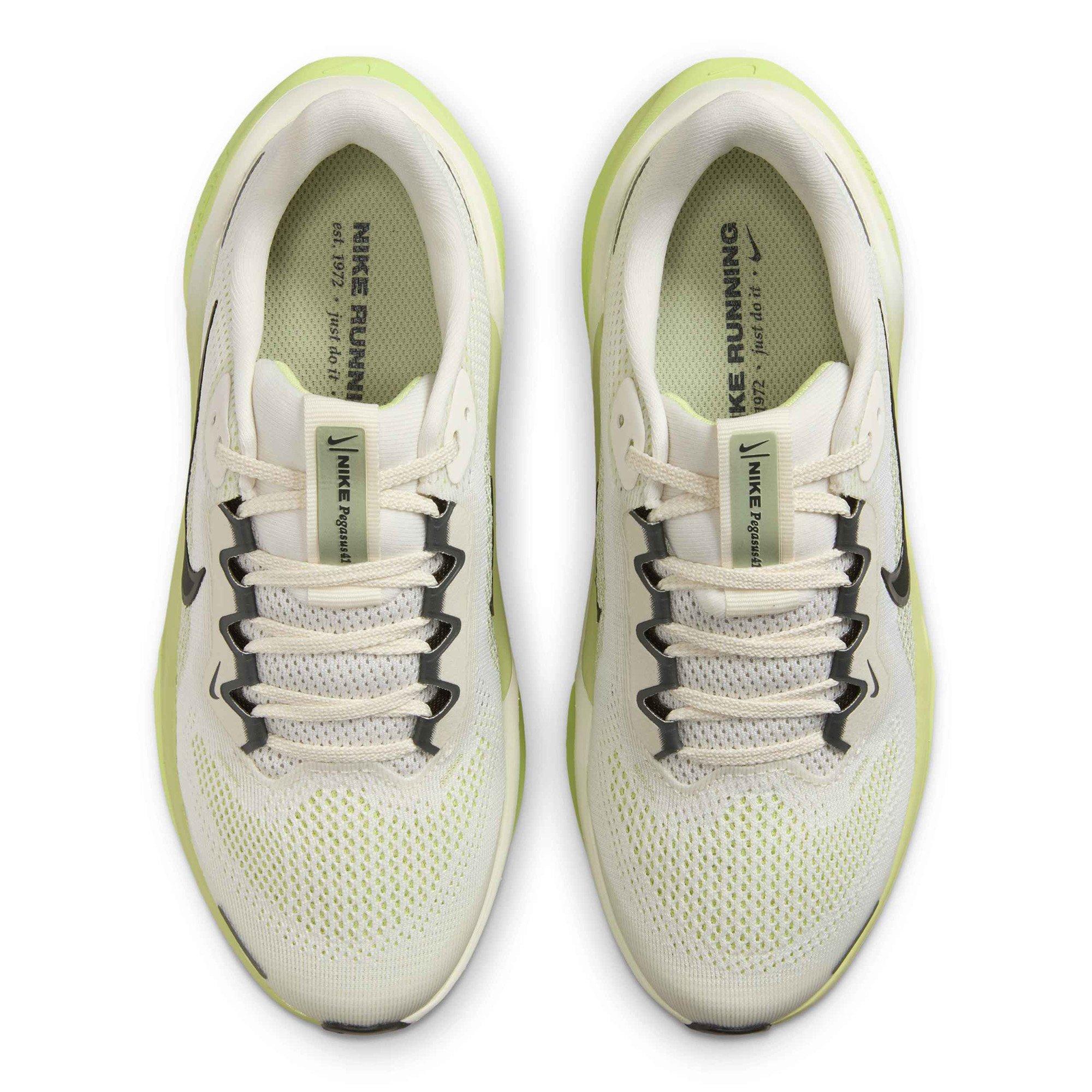 Ivory/Lime - Nike - Pegasus 41 Junior Running Shoes - 5