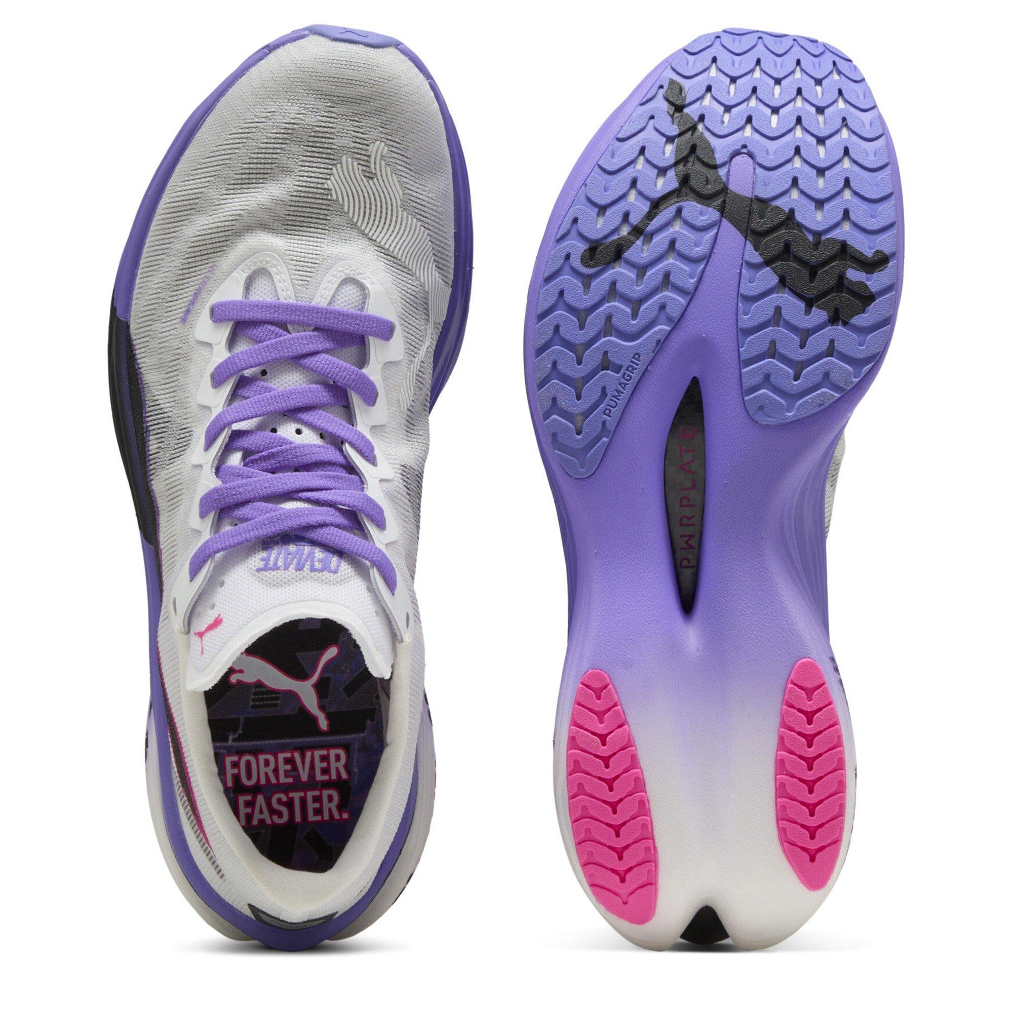 White/Purple - Puma - Women's Deviate Nitro Elite 3 Digitokyo Running Shoes - 3