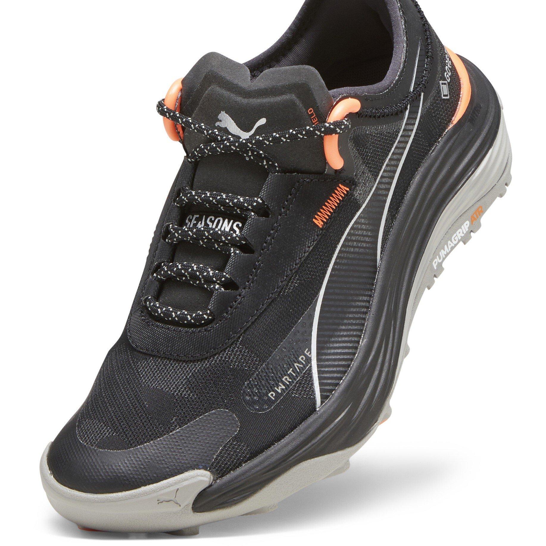 Black-Neonsu - Puma - Puma Voyage Nitro 3 Gtx Wn Trail Running Shoes Womens - 8