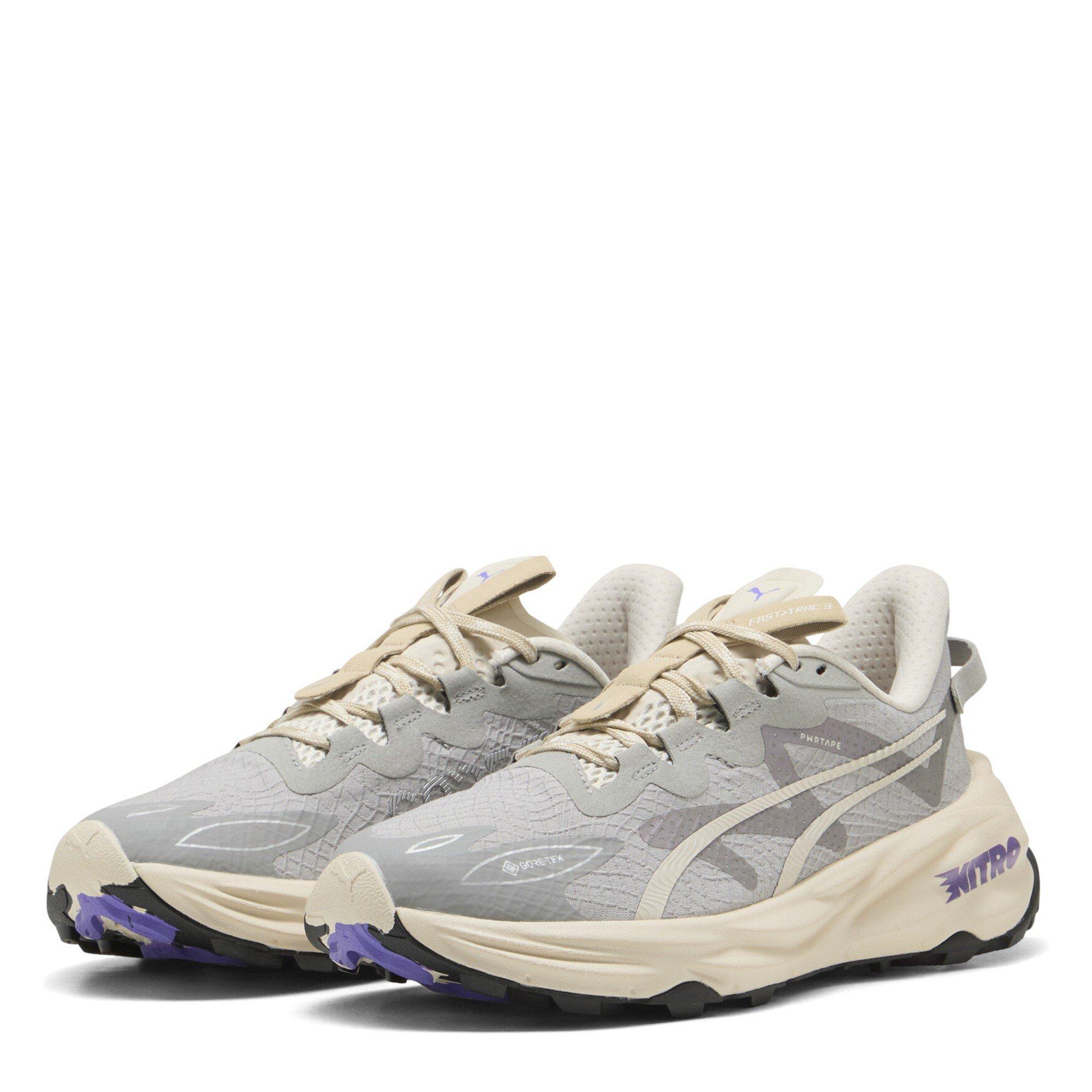 Grey Echo - Puma - Women's Fast-Trac Nitro 3 GTX Off-Road Trail Running Shoes - 1