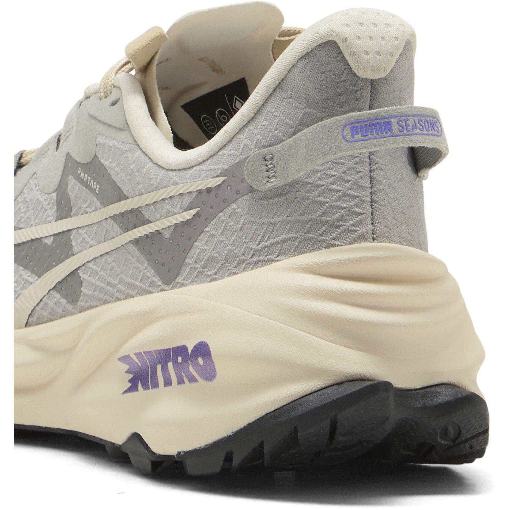 Grey Echo - Puma - Women's Fast-Trac Nitro 3 GTX Off-Road Trail Running Shoes - 5