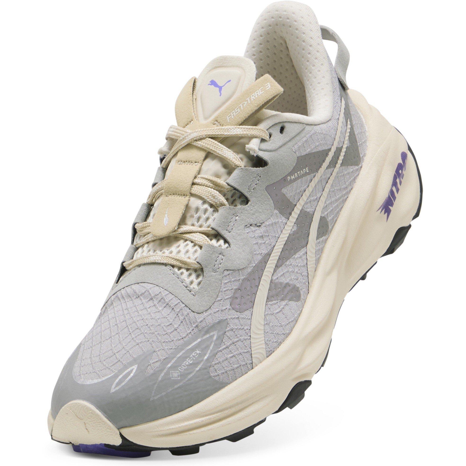 Grey Echo - Puma - Women's Fast-Trac Nitro 3 GTX Off-Road Trail Running Shoes - 6