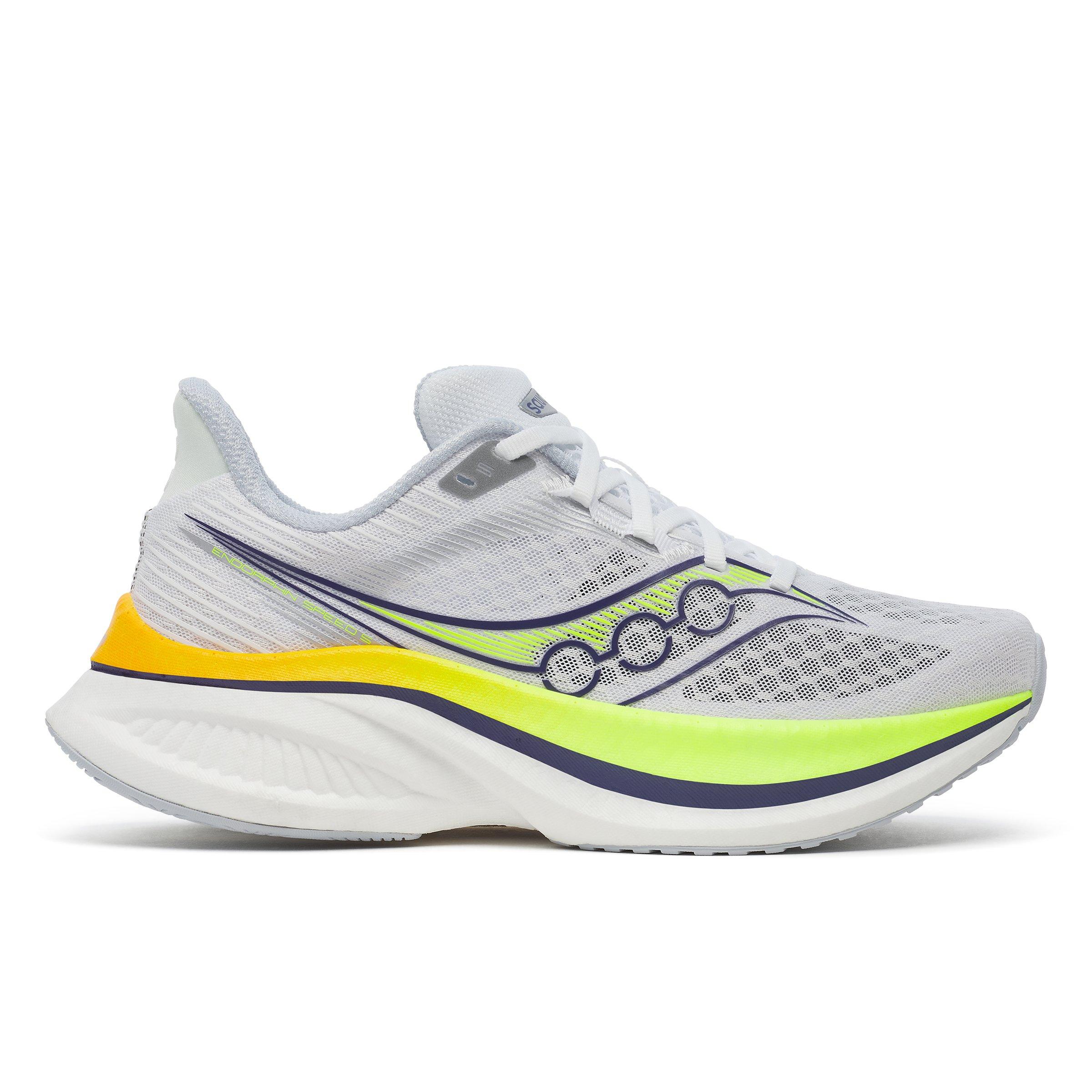 Saucony Women's Endorphin Speed 5 () - White/Citron - 8 (42)