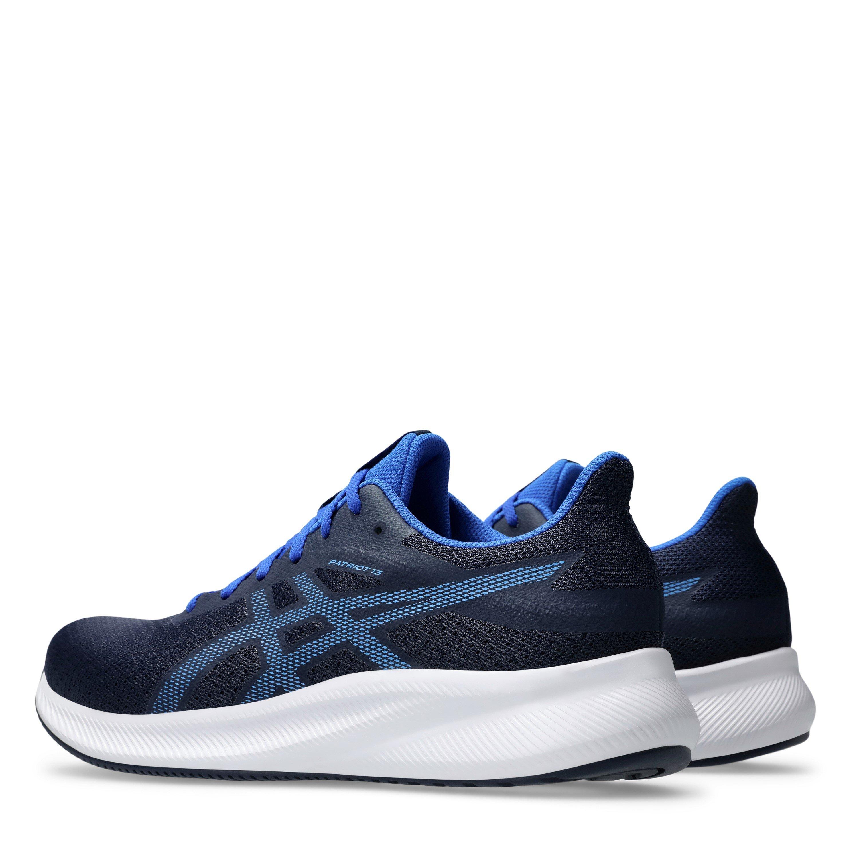 MIDNIGHT/BLUE - Asics - Patriot 13 Mens Running Shoes - 5