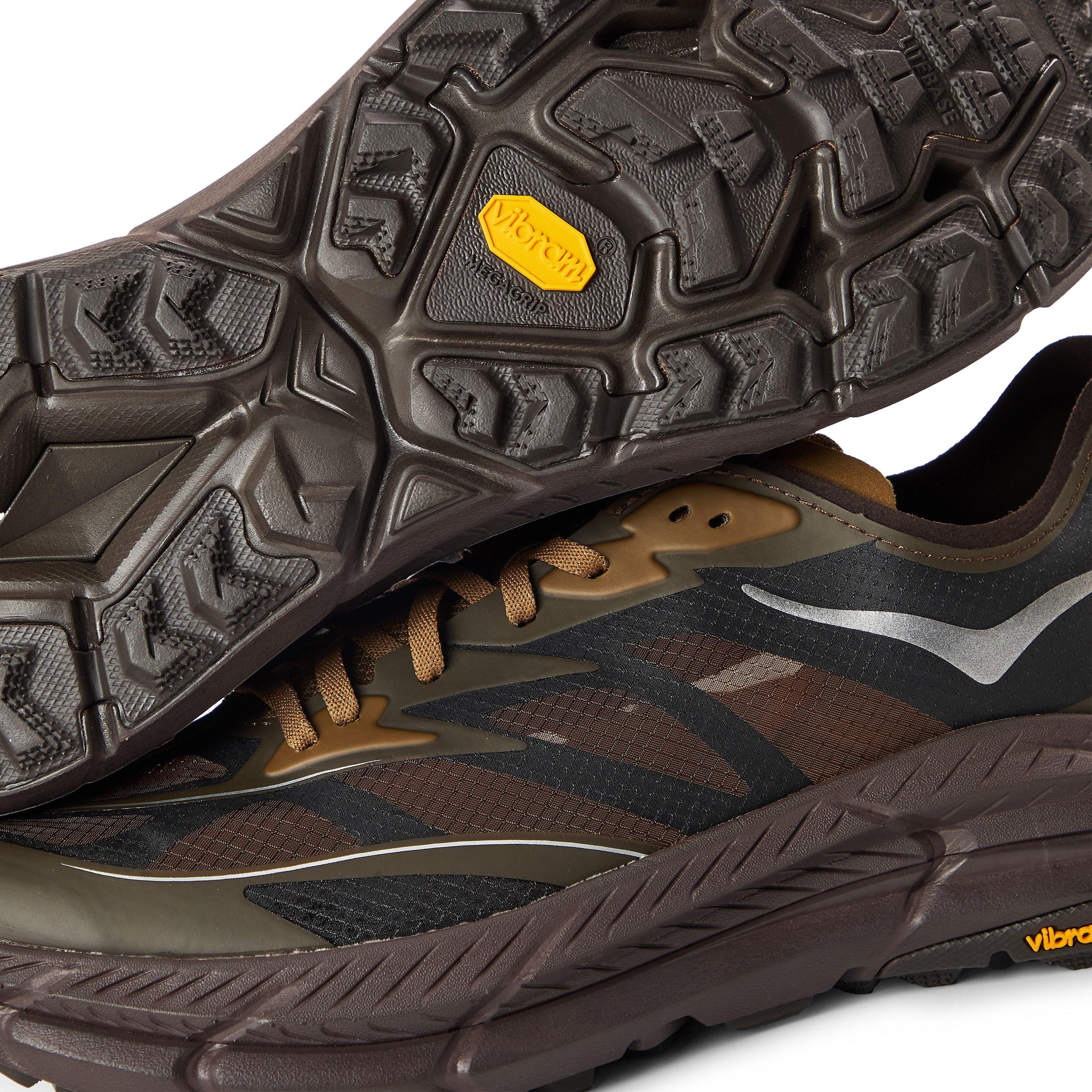Tree Bark/Iron - Hoka - Men's Mafate Speed Trail Running Shoes - 3