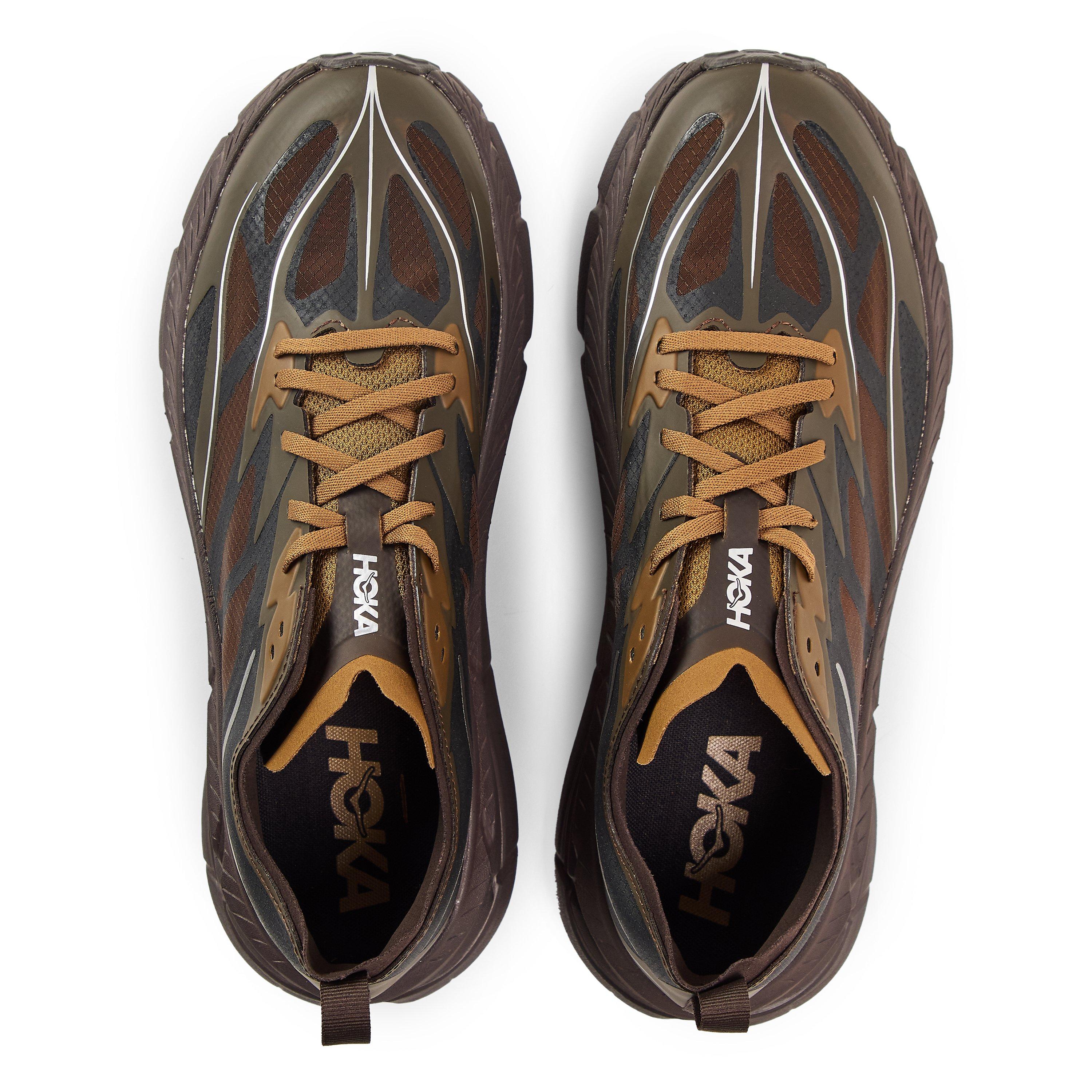 Tree Bark/Iron - Hoka - Men's Mafate Speed Trail Running Shoes - 4