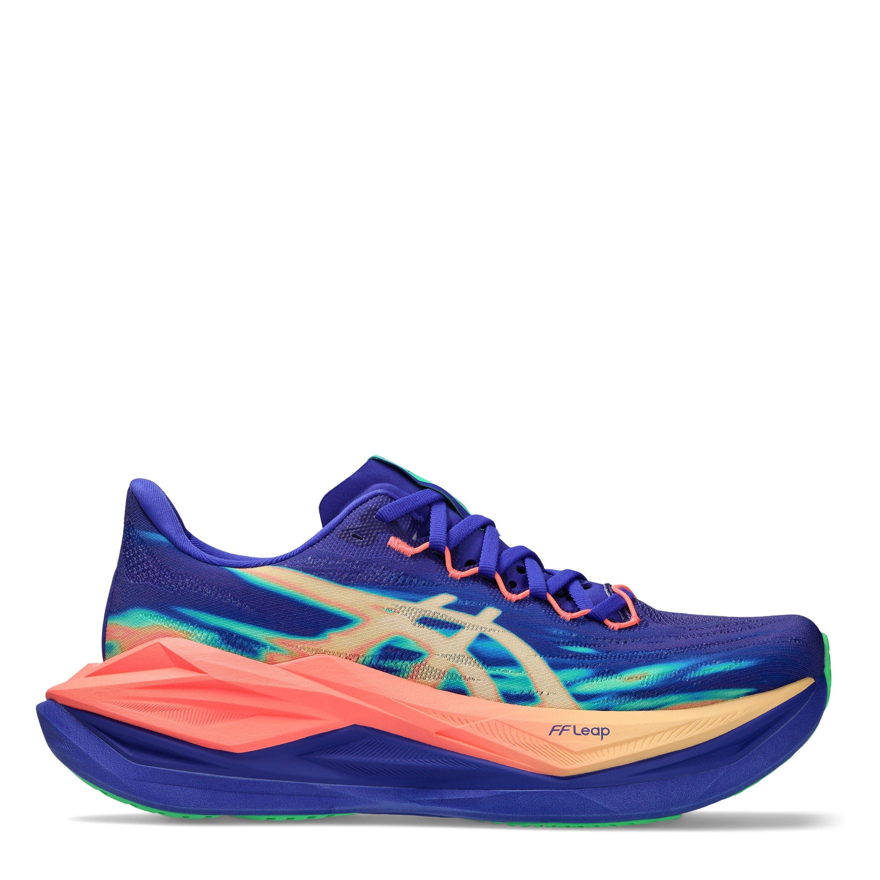 Asics Men's Superblast 3 Fast Running Shoes - Cobalt/Orange - 9.5 (44.5)