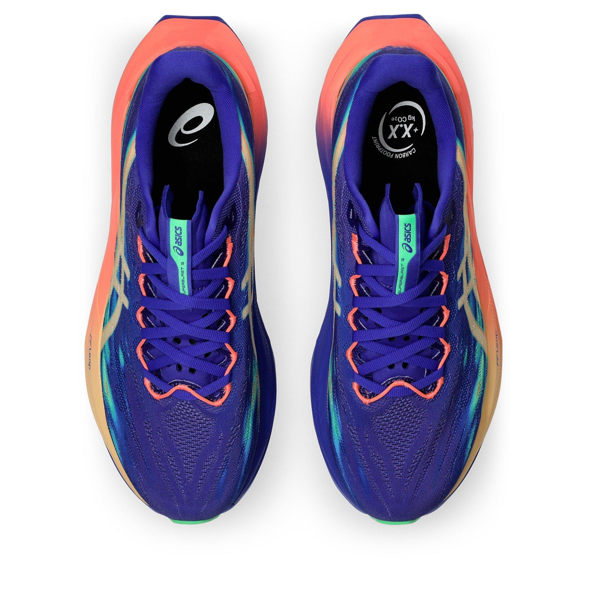 Cobalt/Orange - Asics - ASICS Superblast 3 Mens Road Running Shoes - 6