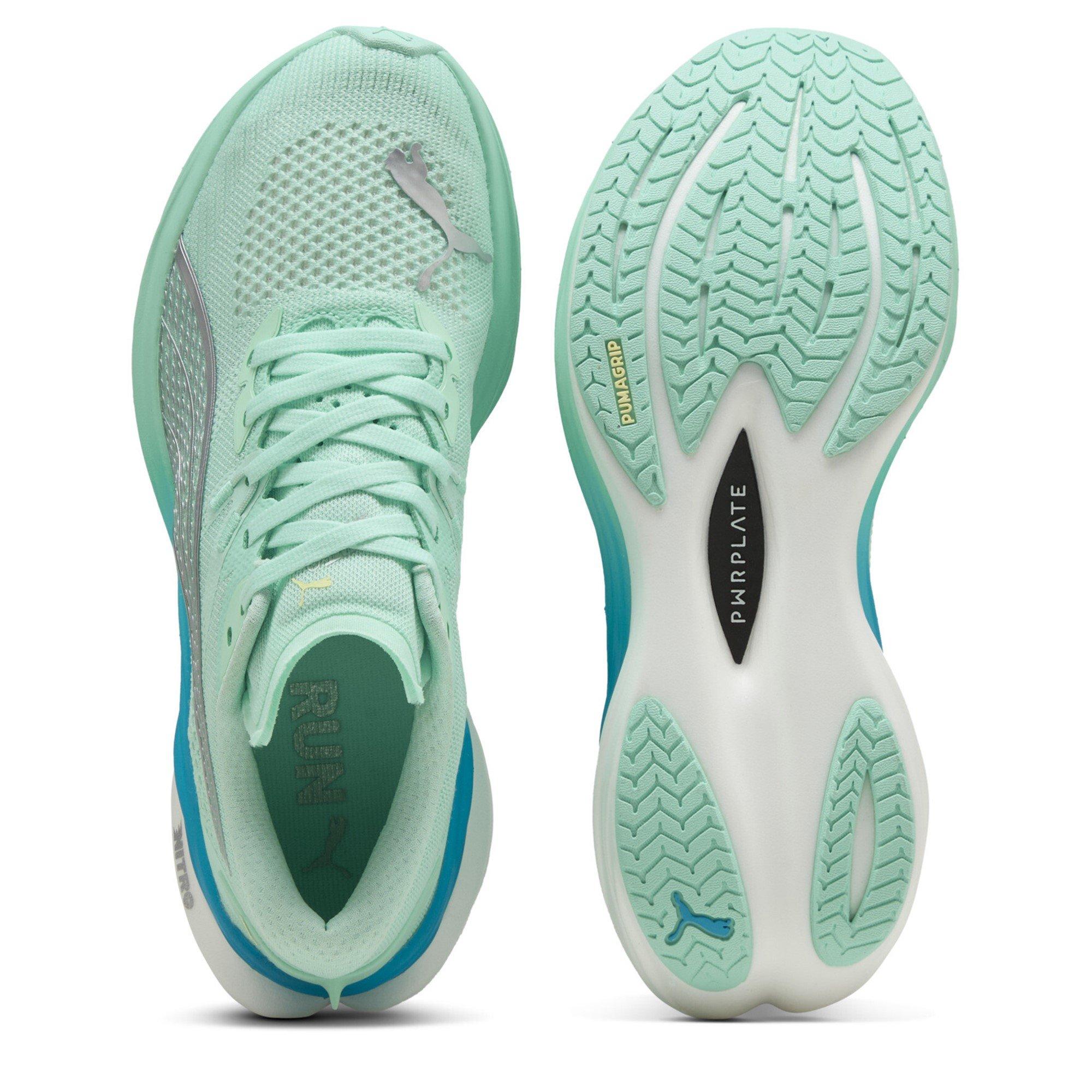 Mint Melt - Puma - Deviate NITRO 3 Womens Running Shoes - 3