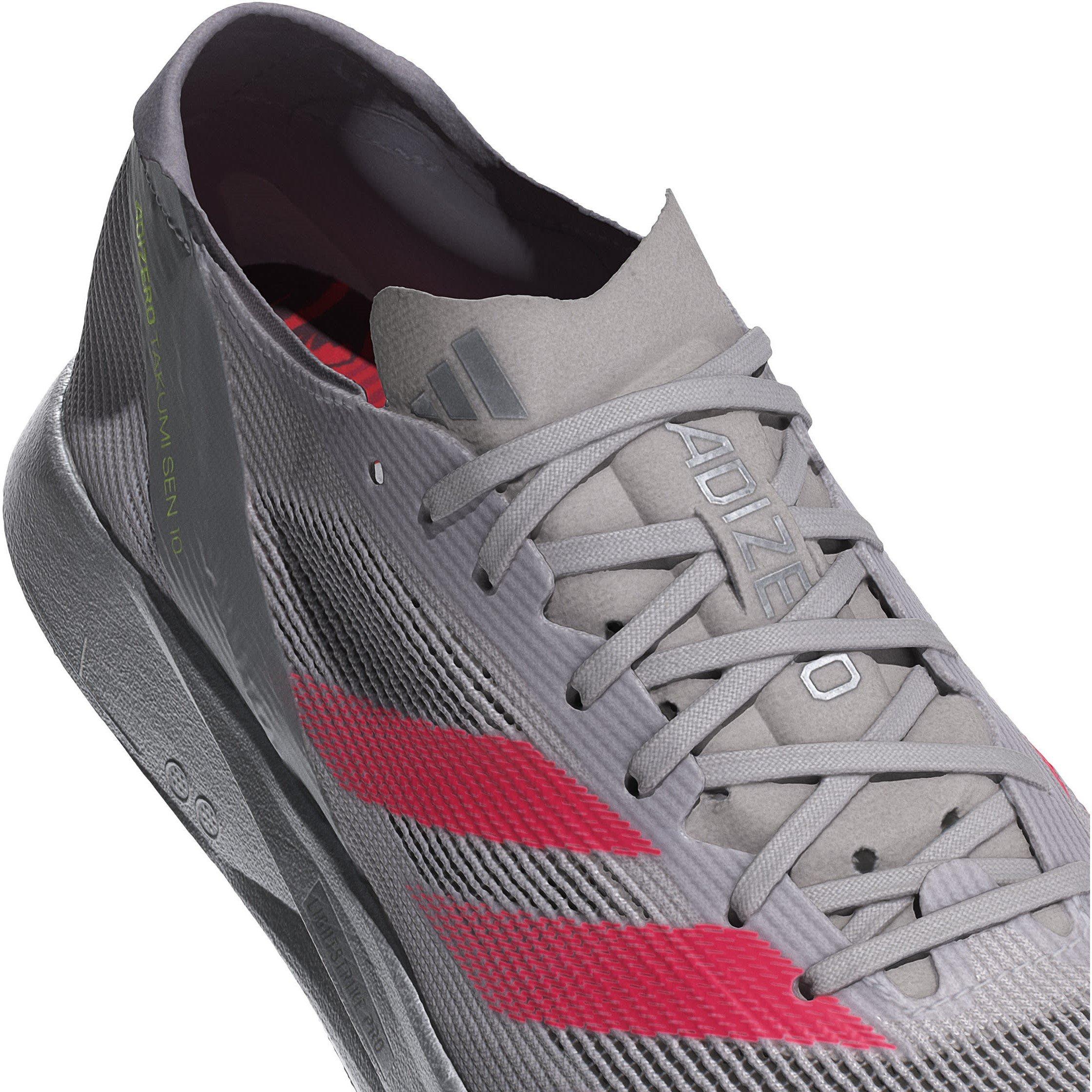 DSHGRY/LUCRED/G - adidas - Adizero Takumi Sen 10 Road Running Shoes Womens - 7