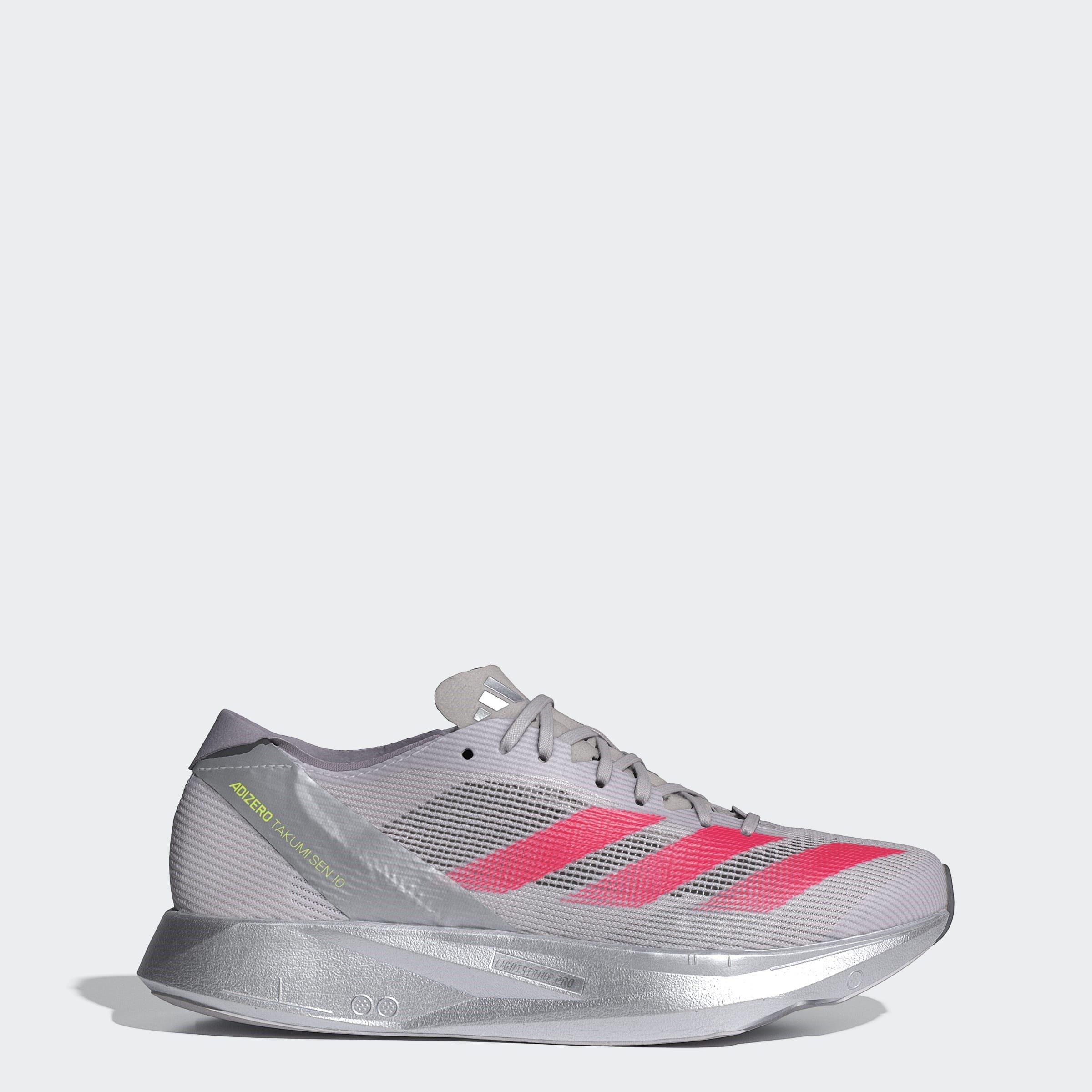 DSHGRY/LUCRED/G - adidas - Adizero Takumi Sen 10 Road Running Shoes Womens - 10