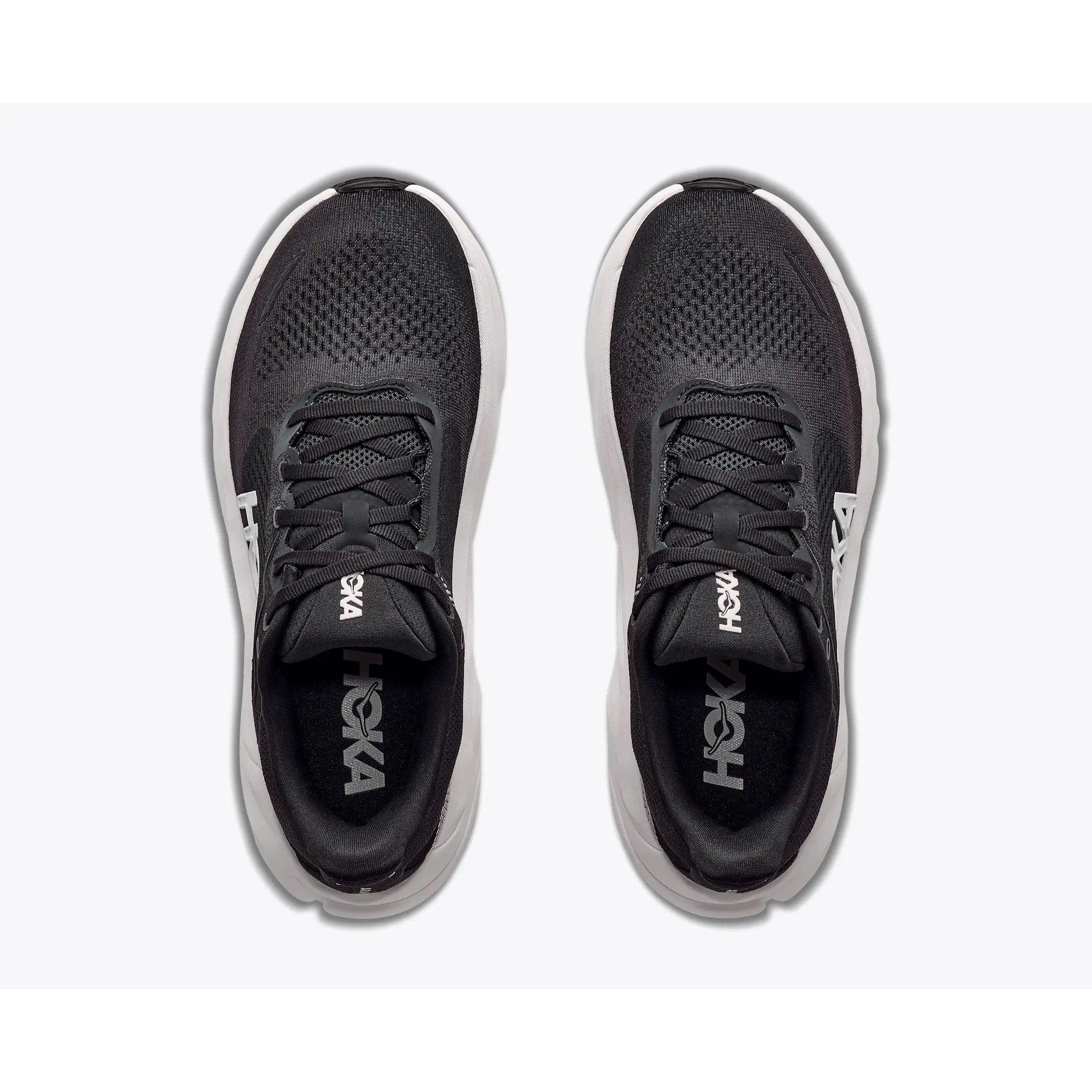 Black/White - Hoka - Men's Arahi 9 Everyday Road Running Shoes - 2