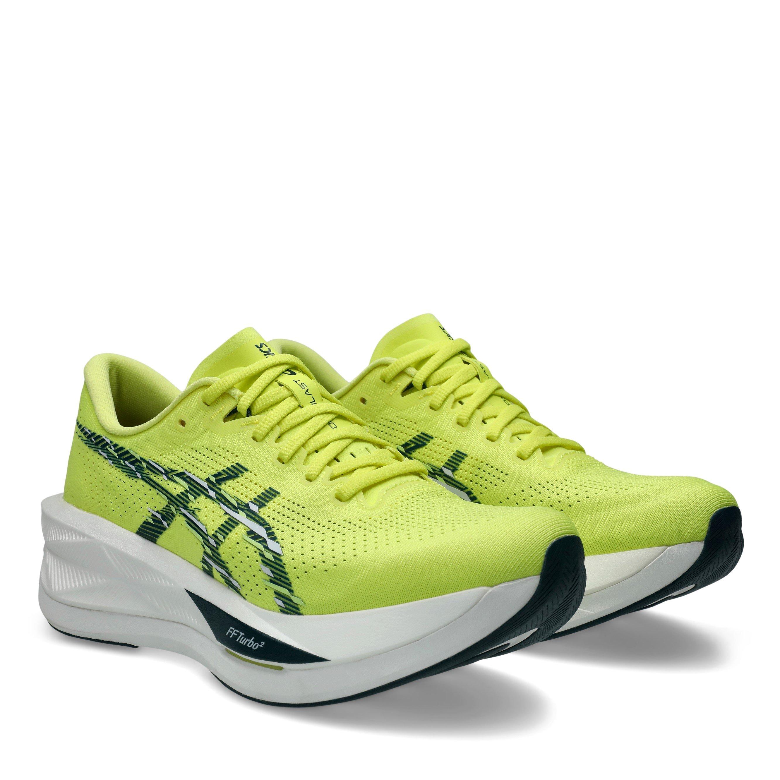 CITRON/TEAL - Asics - Sonicblast Mens Running Shoes - 4