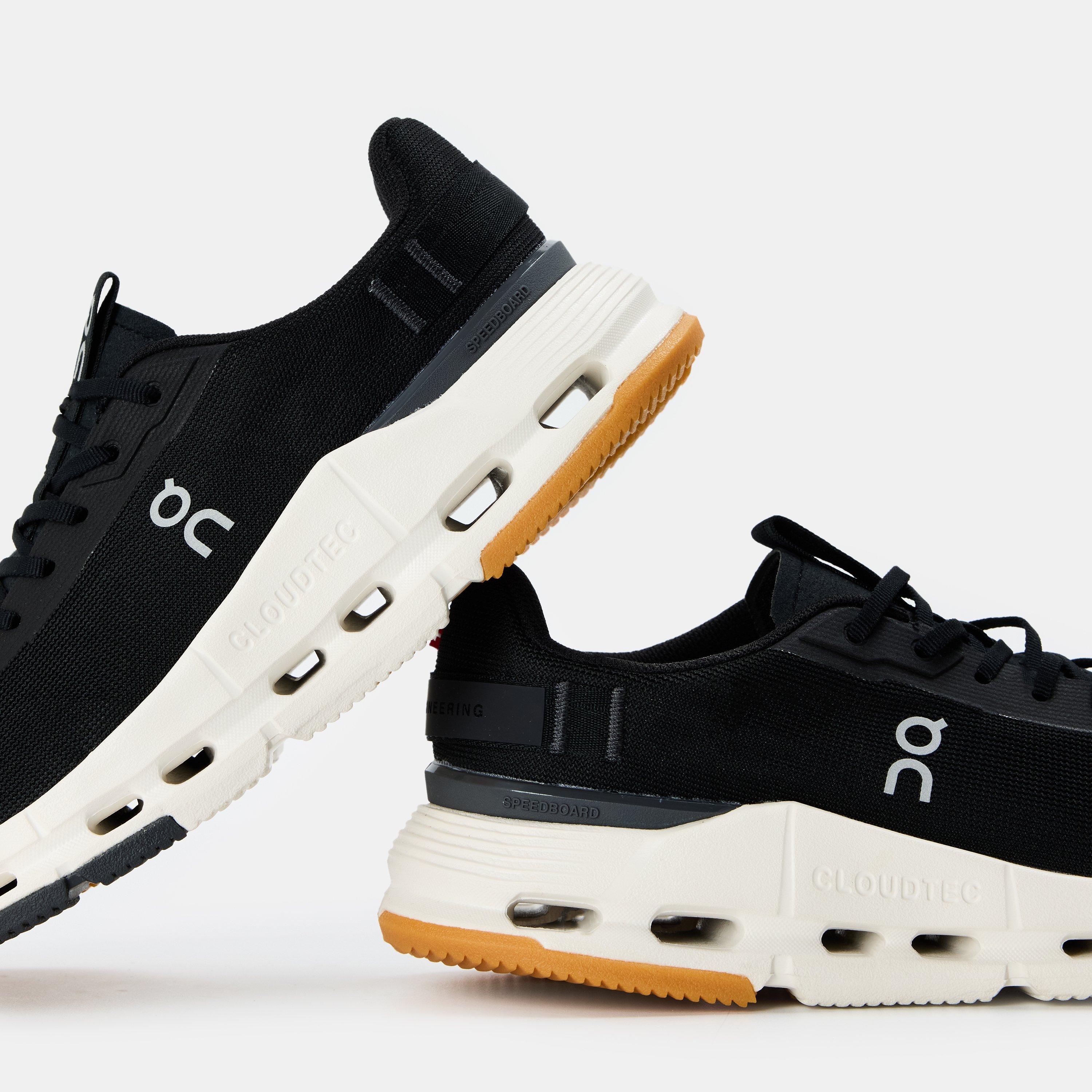 Black/Ivory - On - Women's Cloudnova Everyday Running Shoes - 3