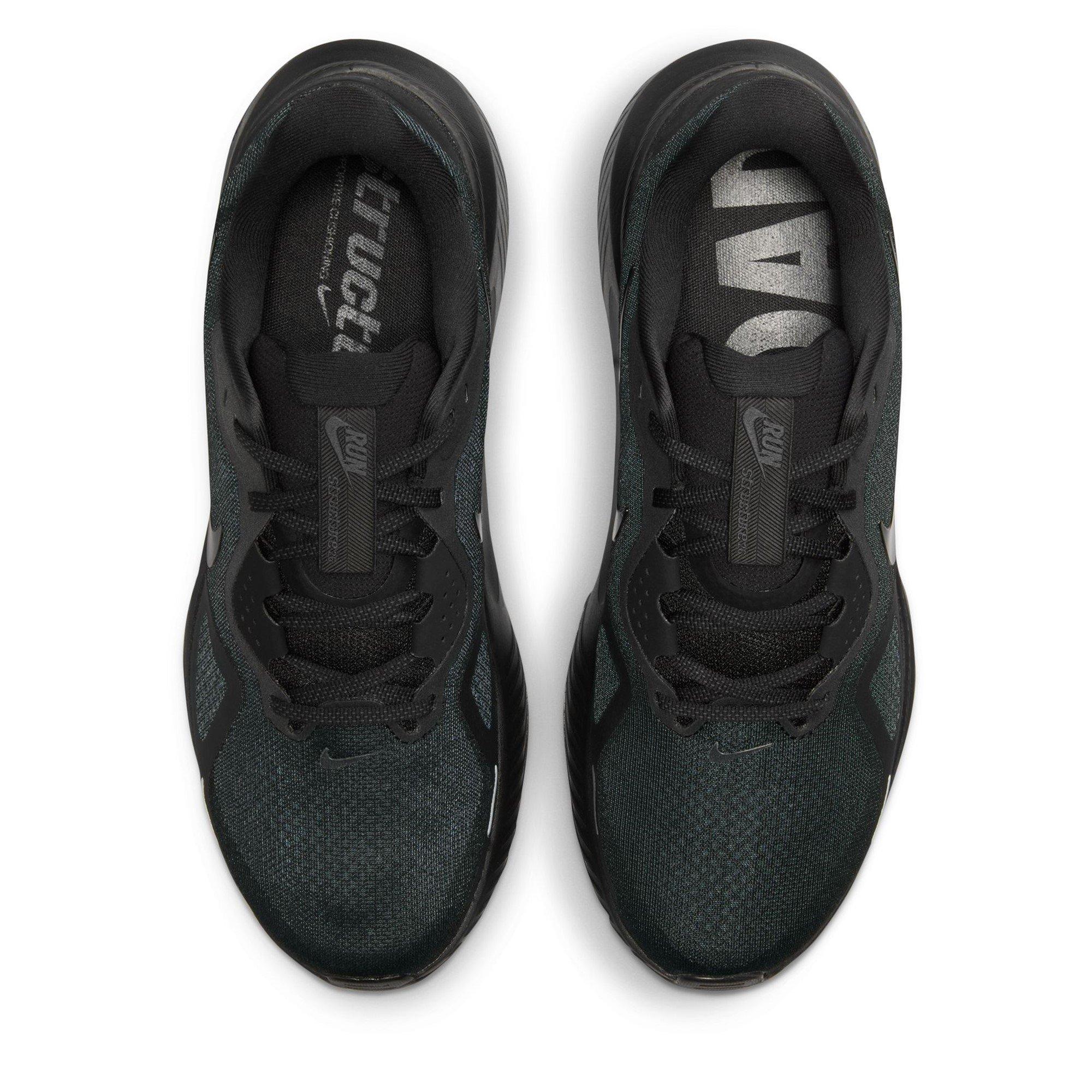 Black/Iron Grey - Nike - Structure 26 Mens Running Shoes - 6