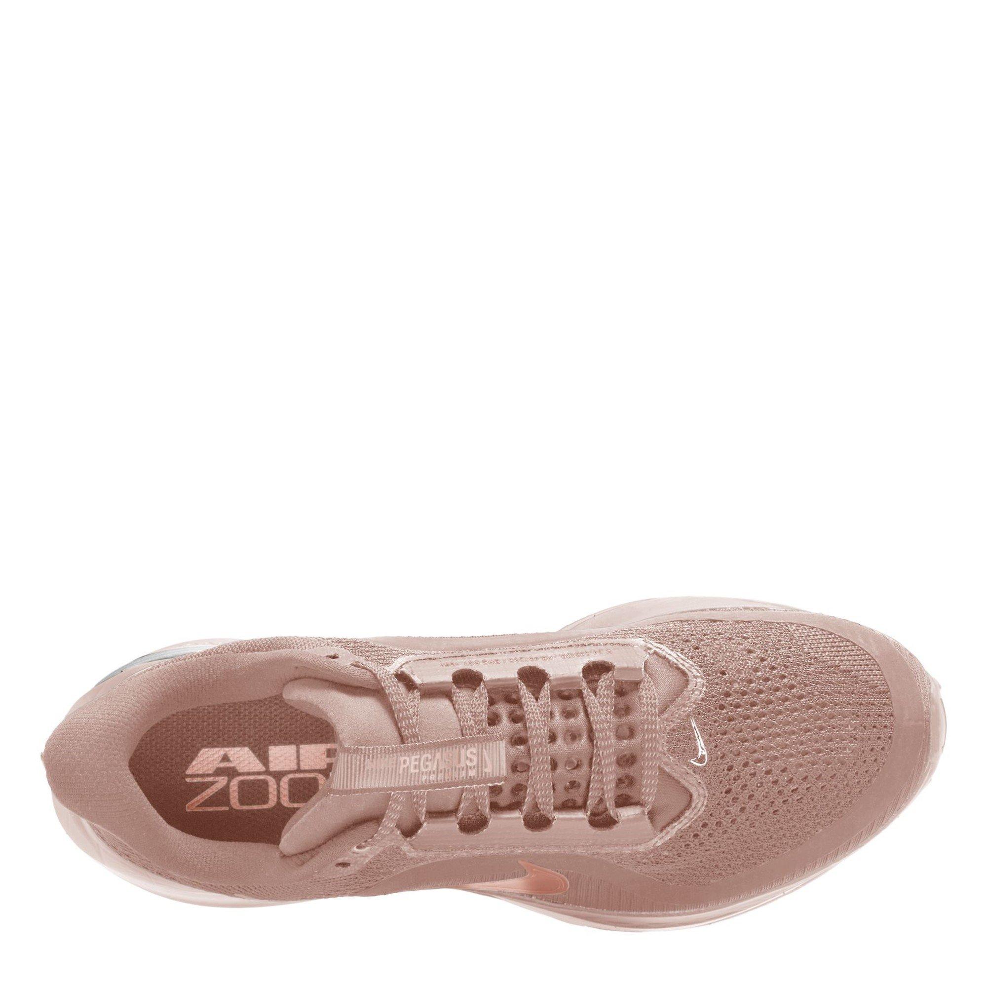 Pink/Rose-Gold - Nike - Pegasus Premium Womens Running Shoes - 13
